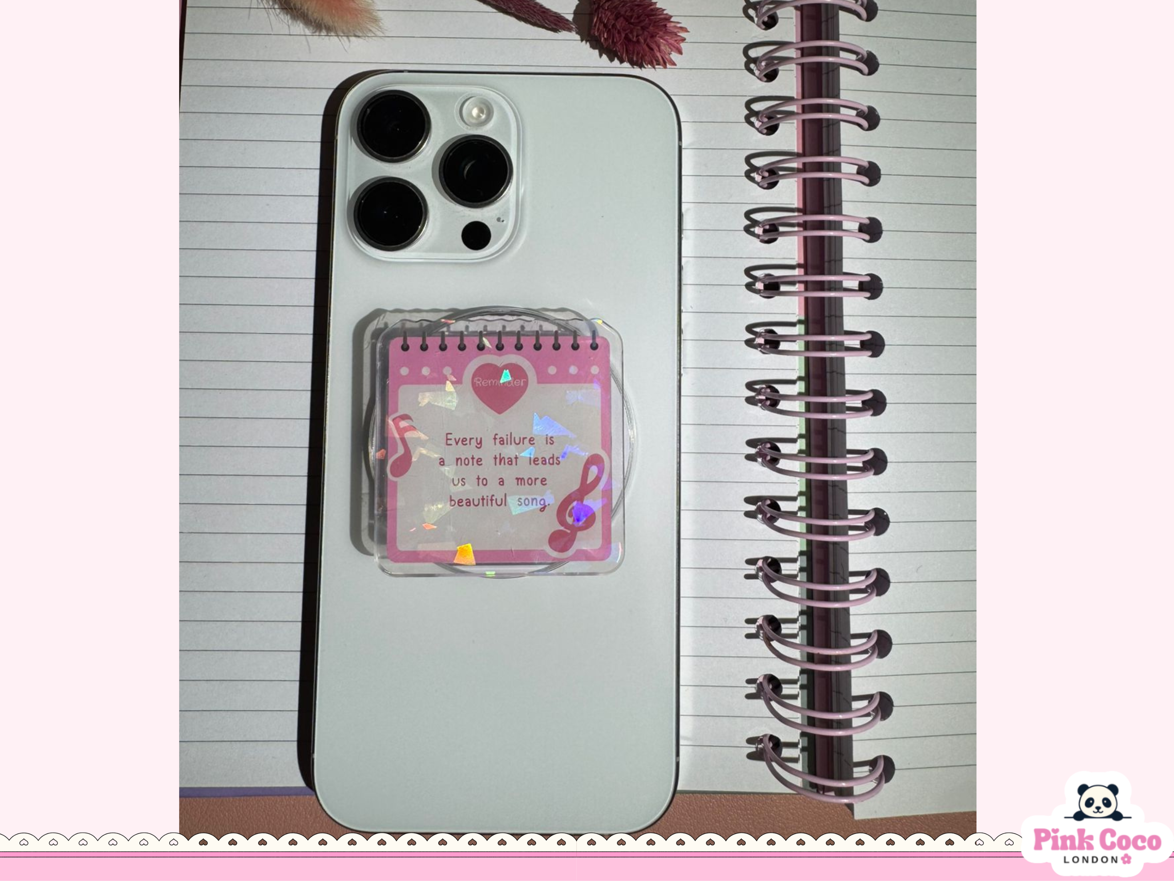 Pop grip- note