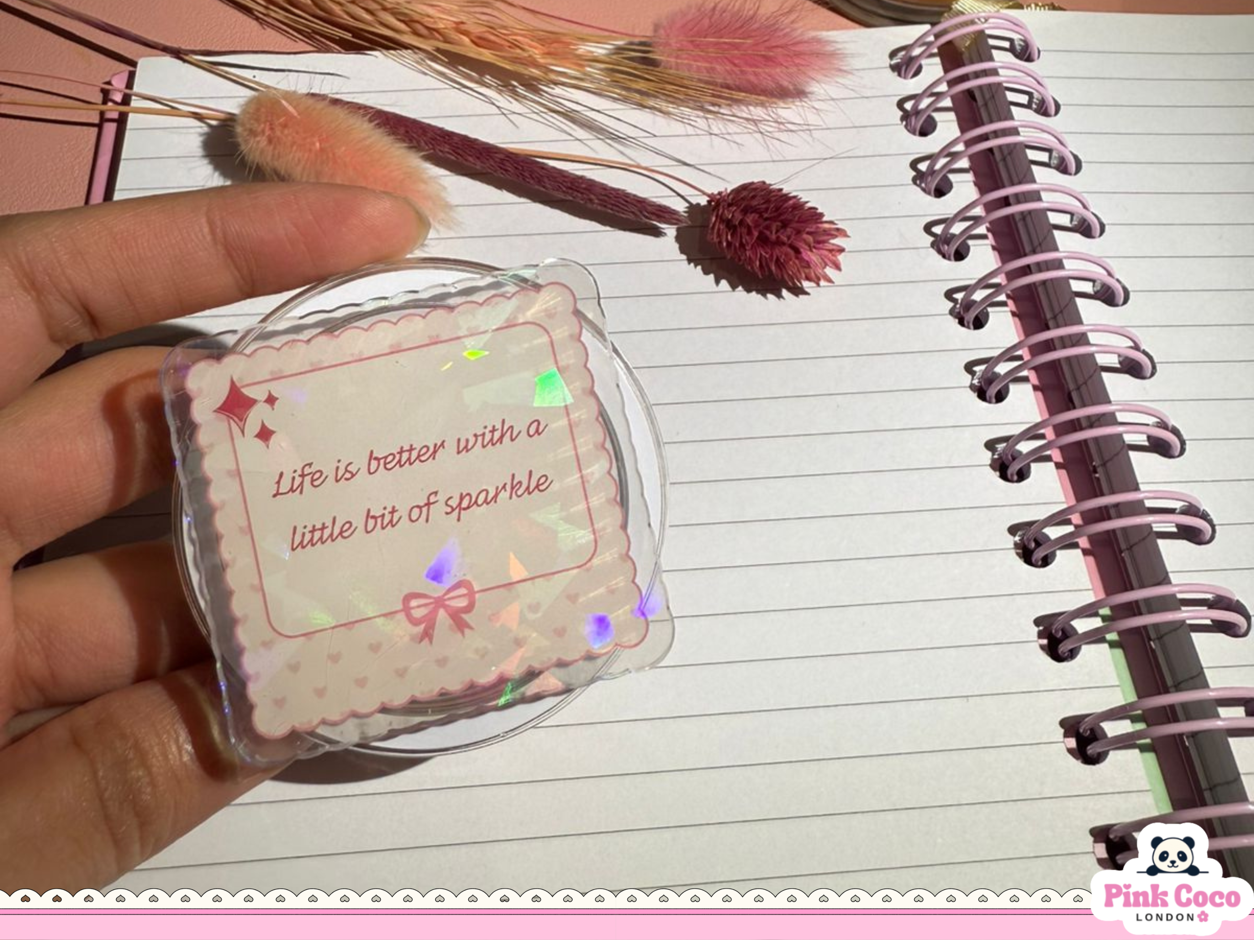 Pop grip- life is better with a little sparkle