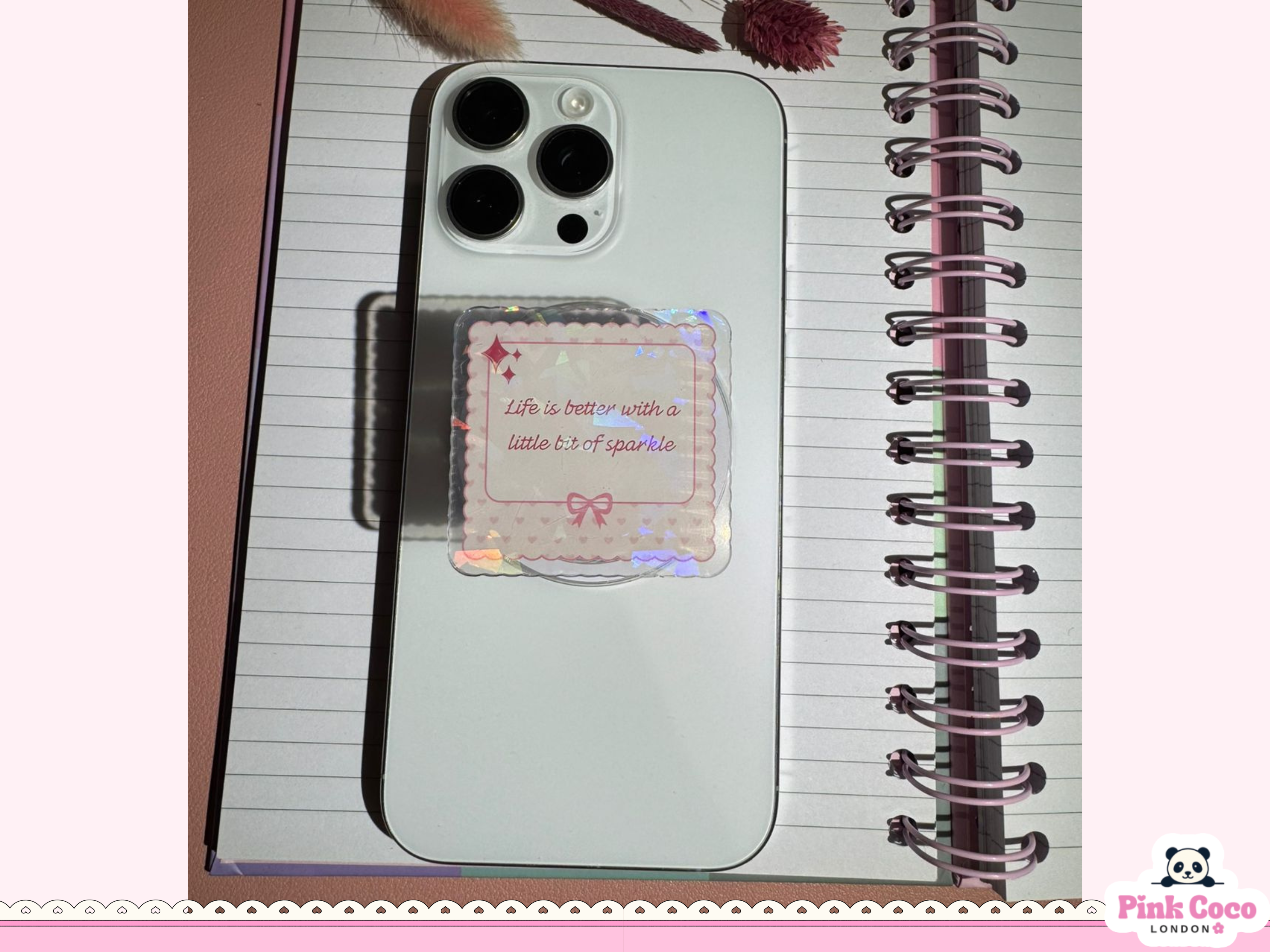 Pop grip- life is better with a little sparkle