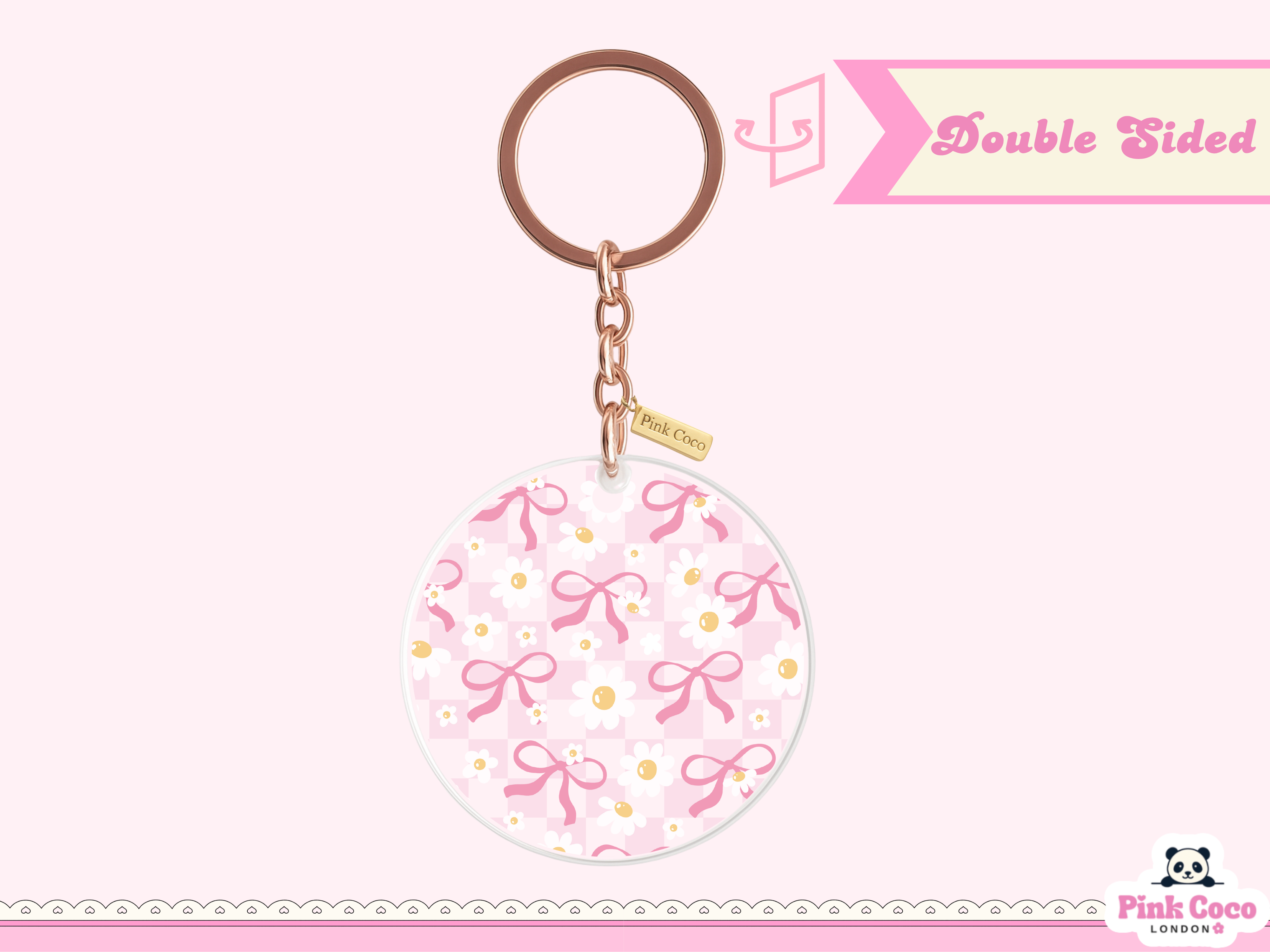 Acrylic Keychain | Coquette spring 2