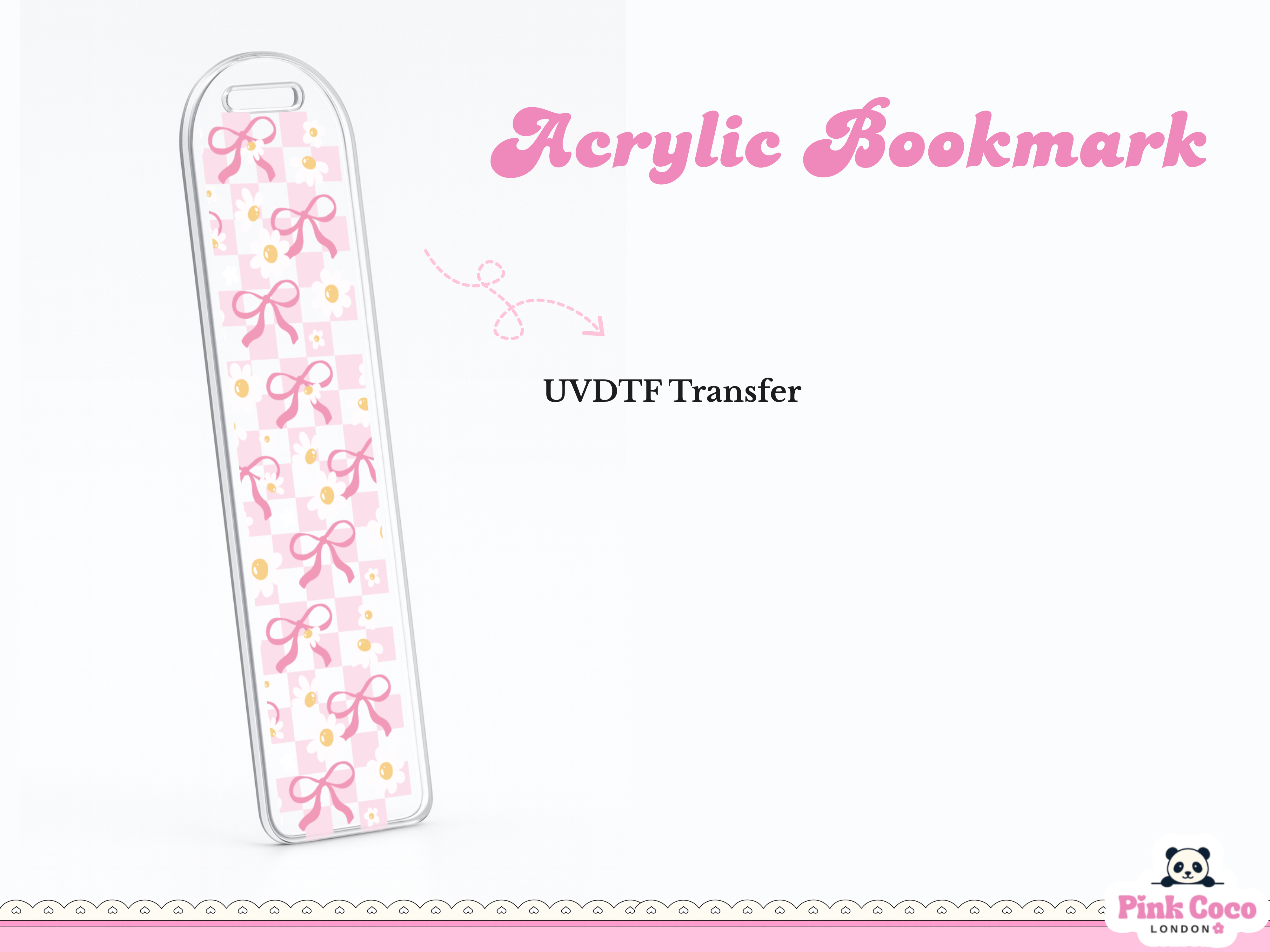 Acrylic Bookmark| Coquette