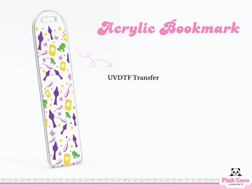 Acrylic Bookmark| Chameleon and Tower