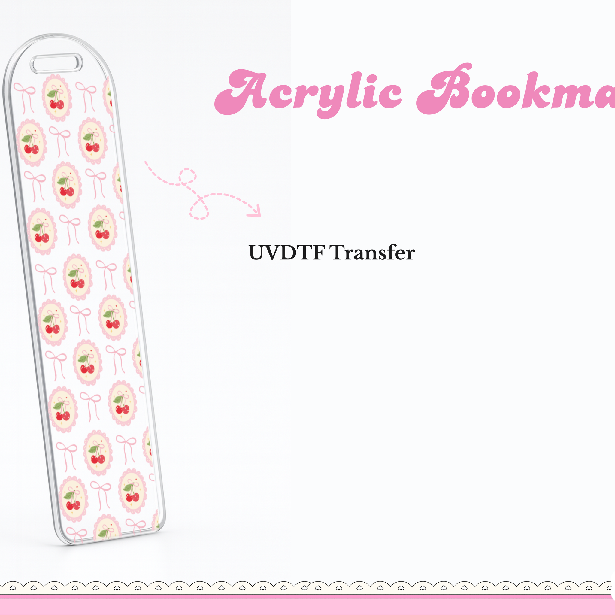 Acrylic Bookmark| Coquette 2