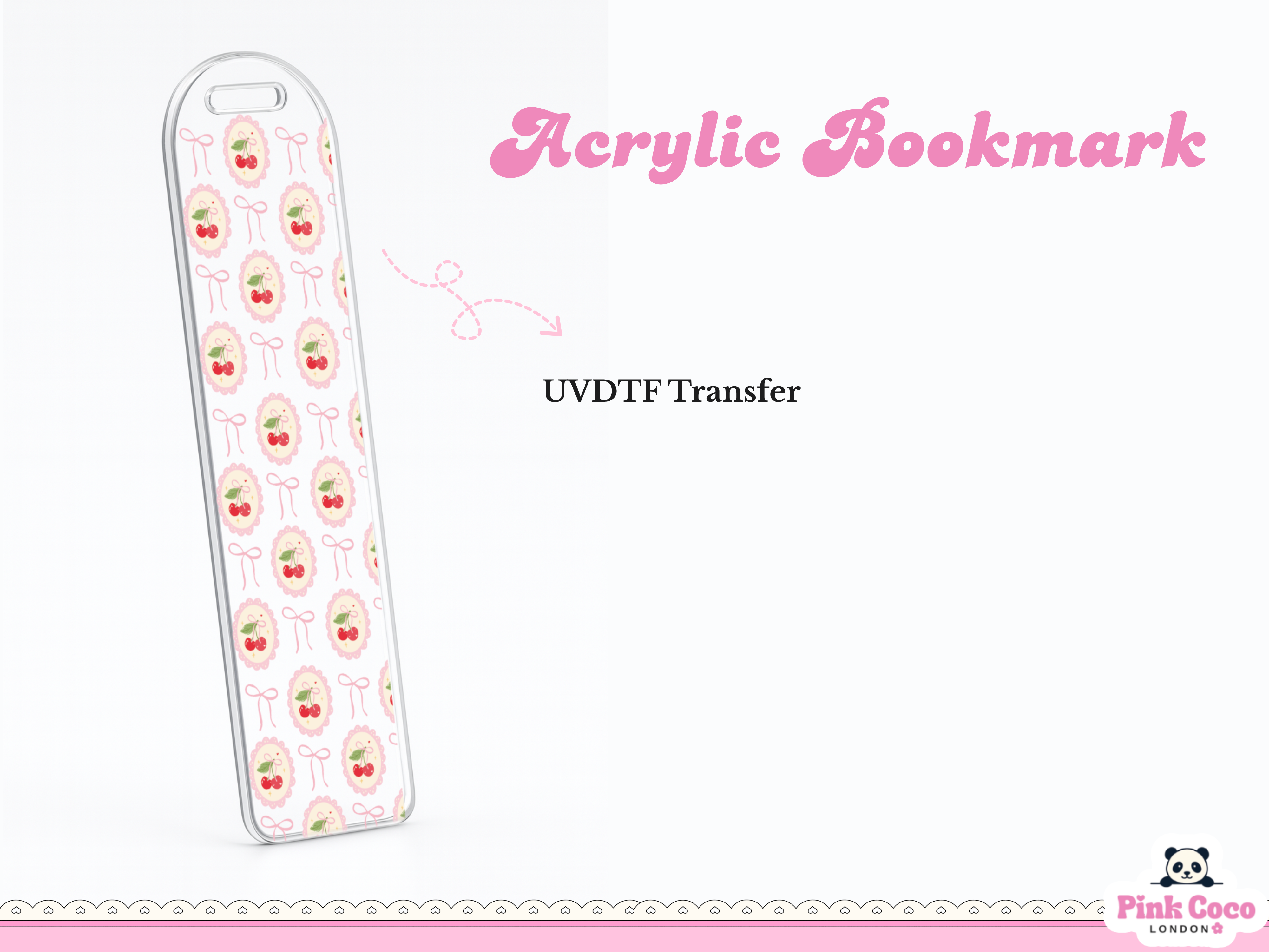 Acrylic Bookmark| Coquette 2
