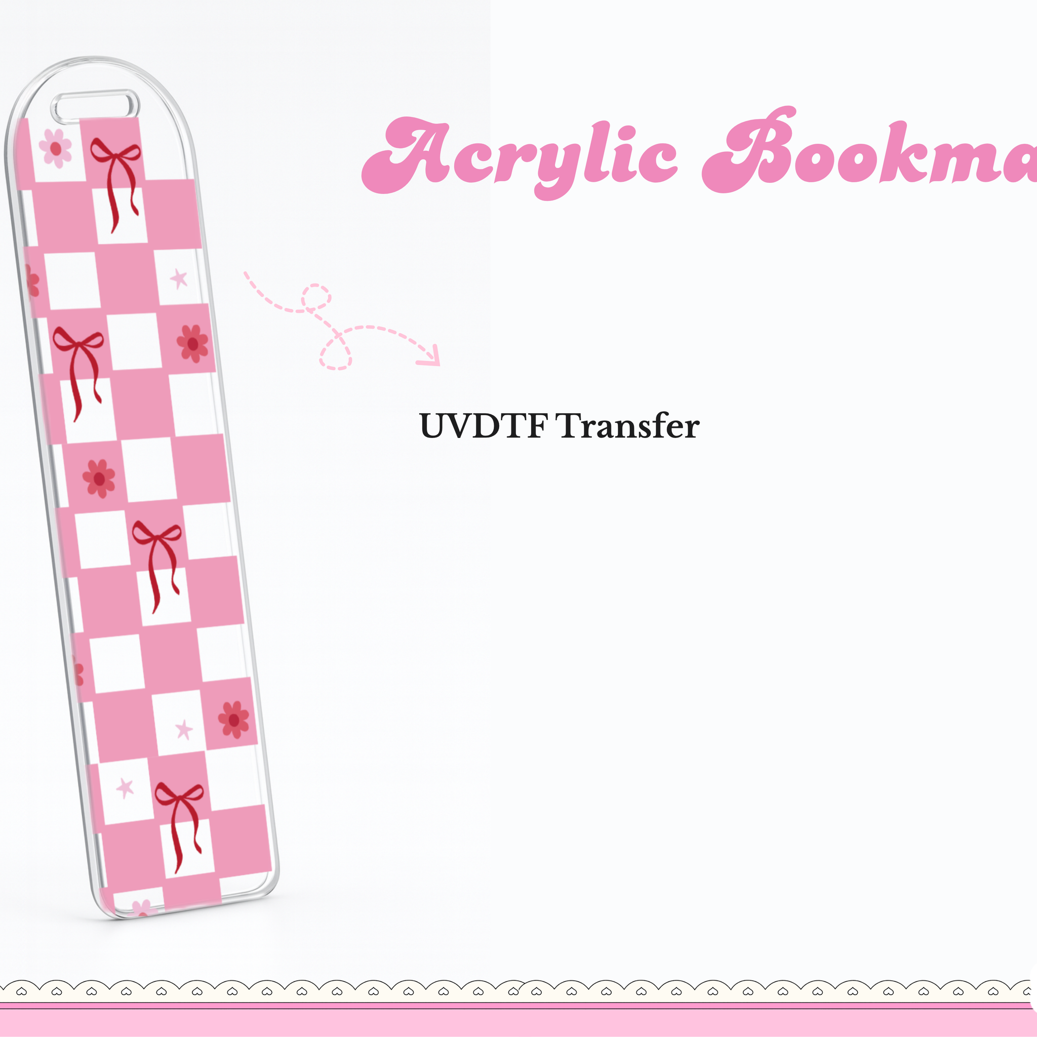 Acrylic Bookmark| Coquette 2