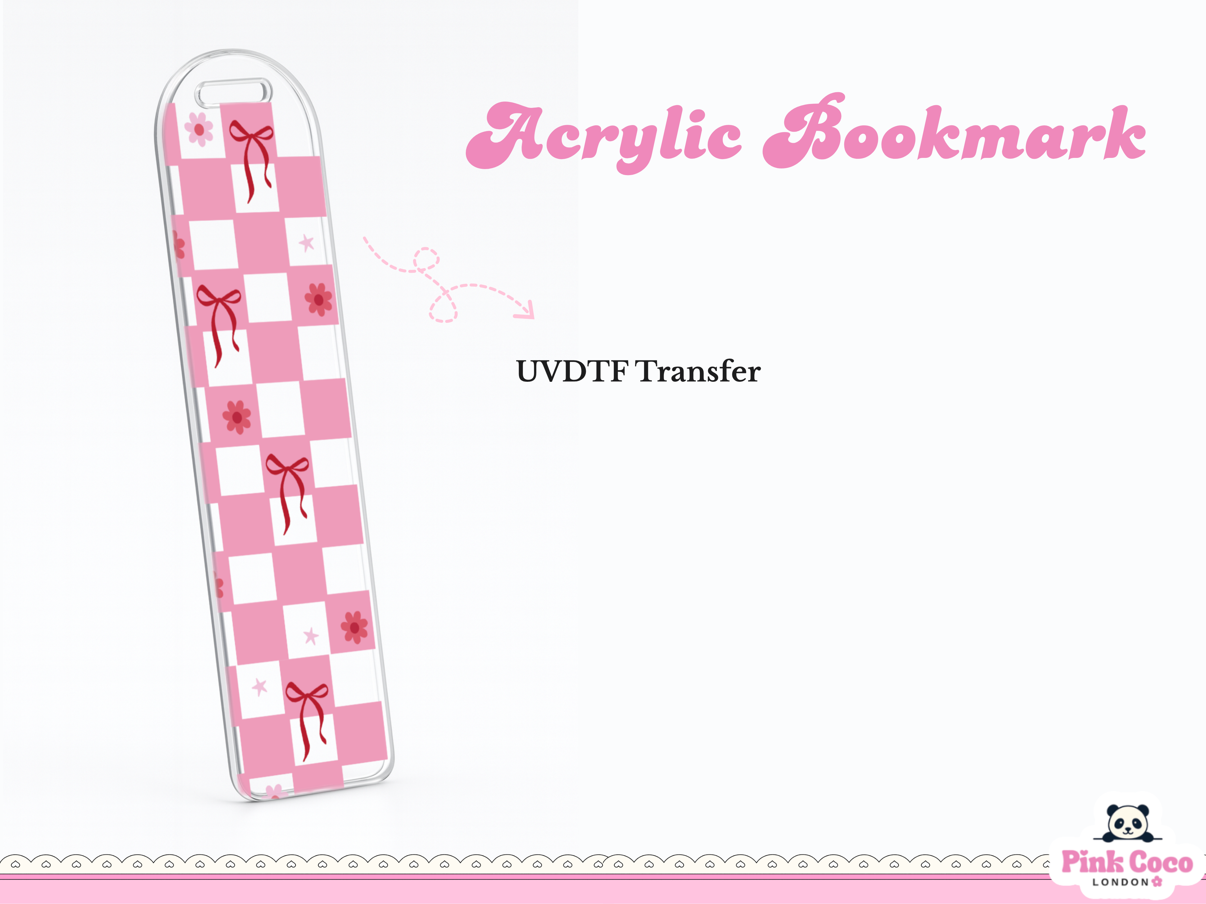 Acrylic Bookmark| Coquette 2