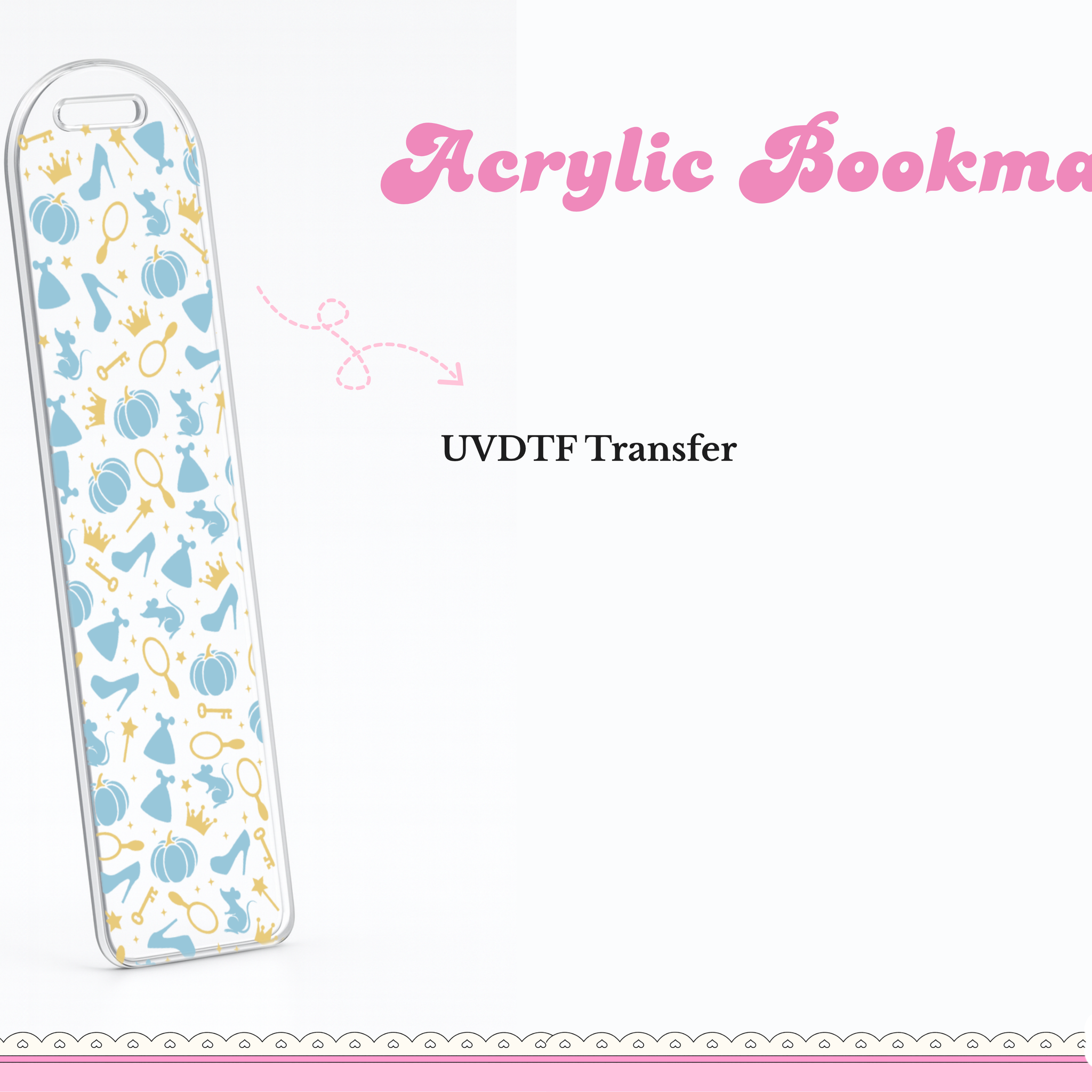 Acrylic Bookmark| Princess and Shoe