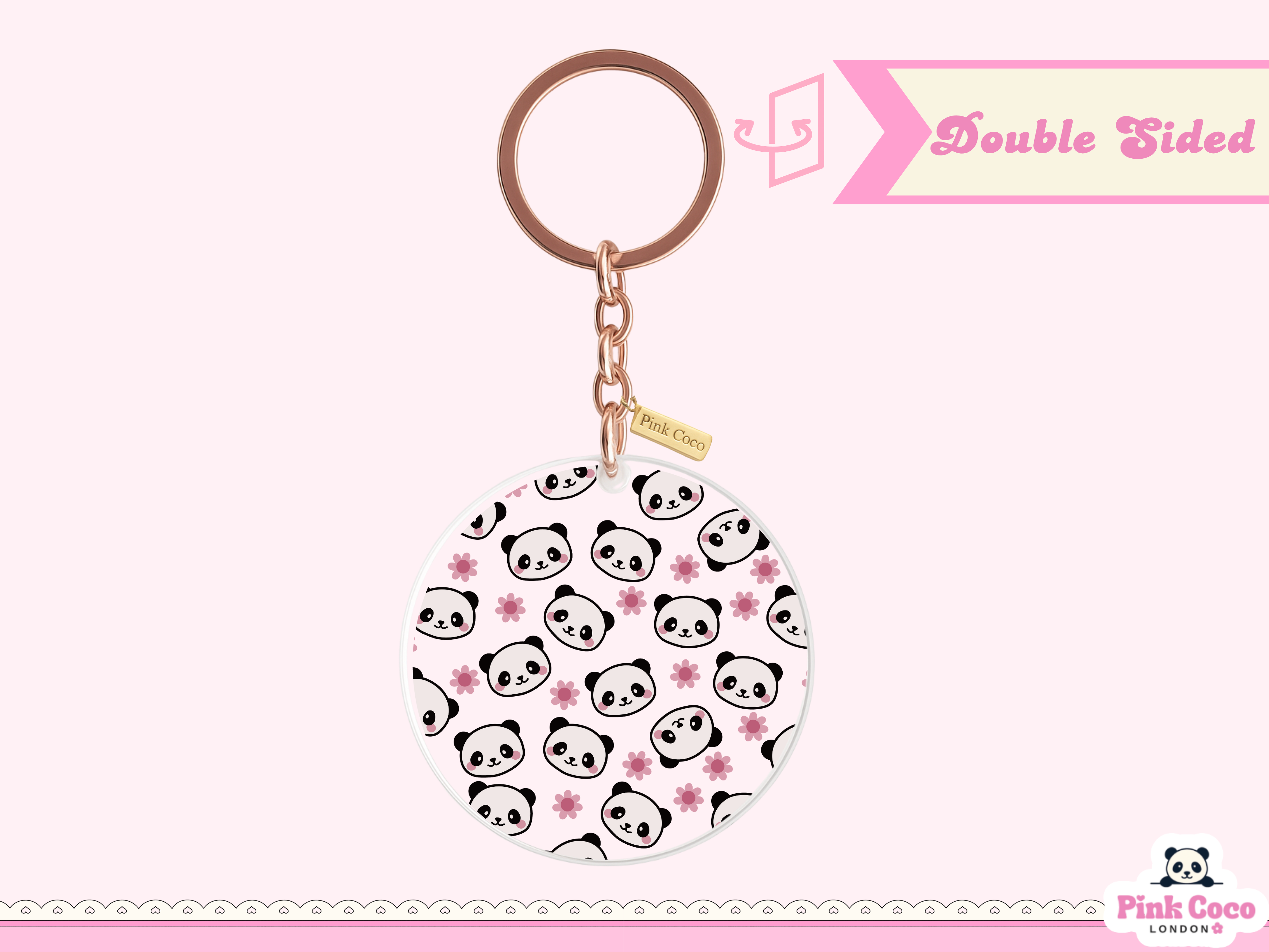 Acrylic Keychain | Cute Panda