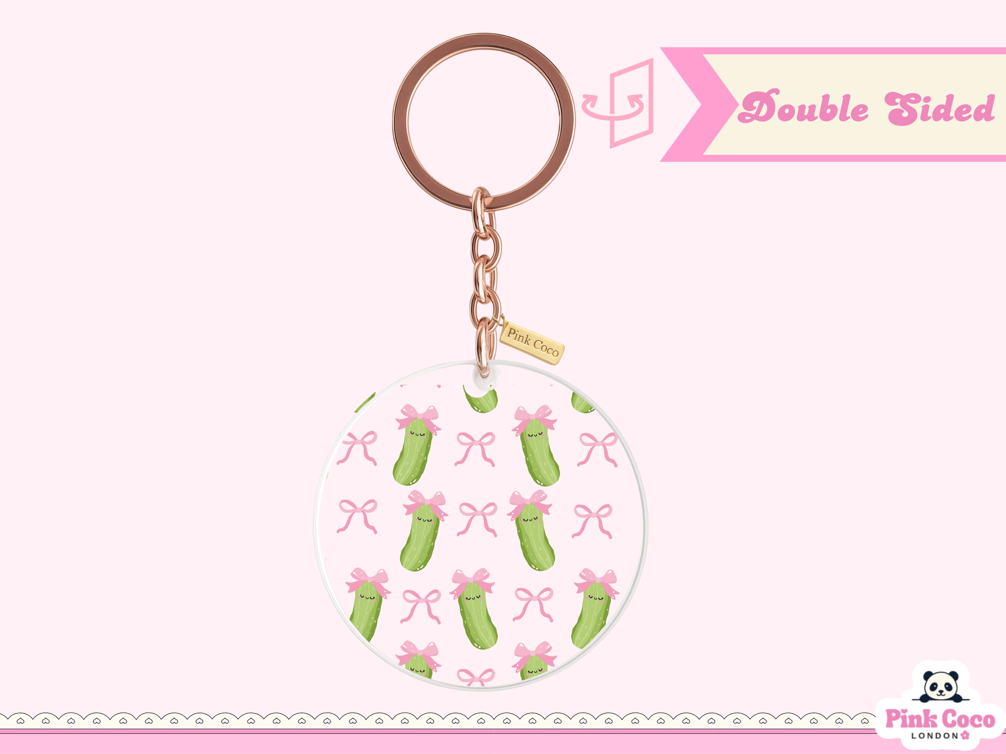 Acrylic Keychain | Cute Pickle