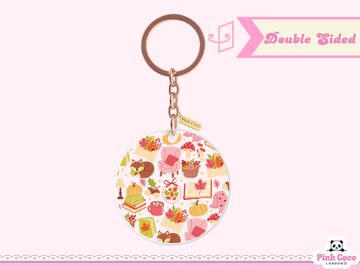 Acrylic Keychain | Cozy Fall