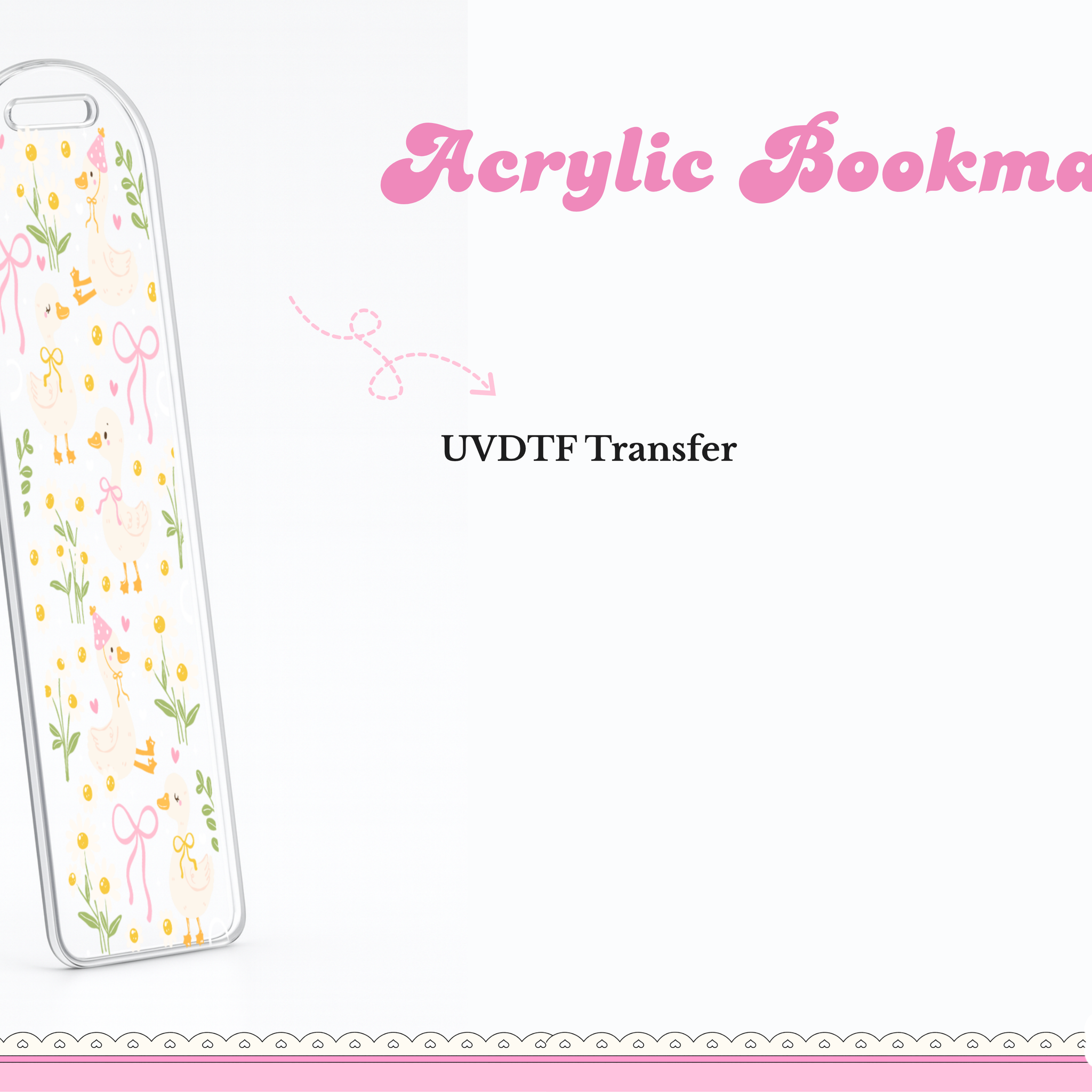 Acrylic Bookmark| Duck