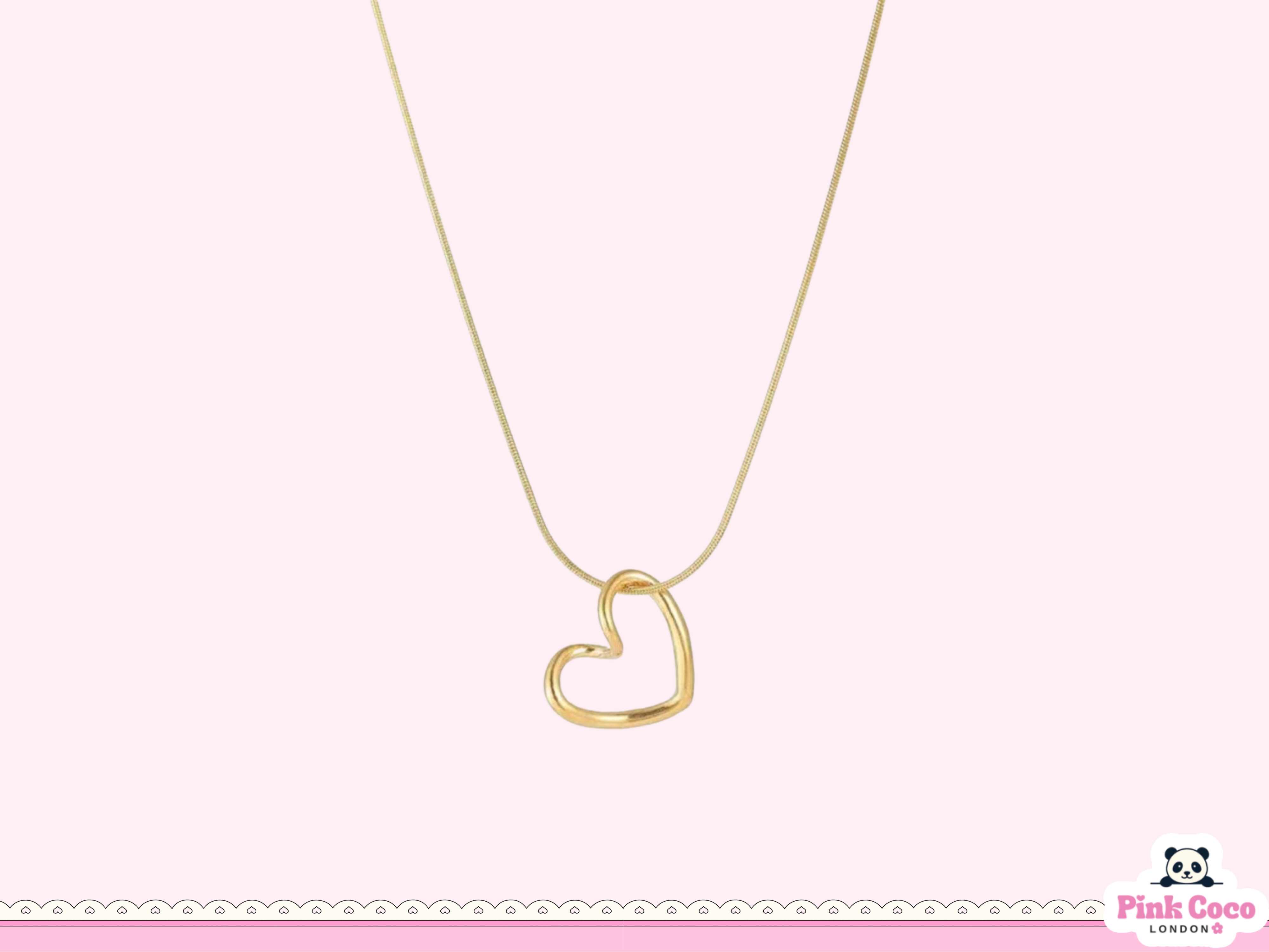 Heart Shape Stainless Steel Necklace