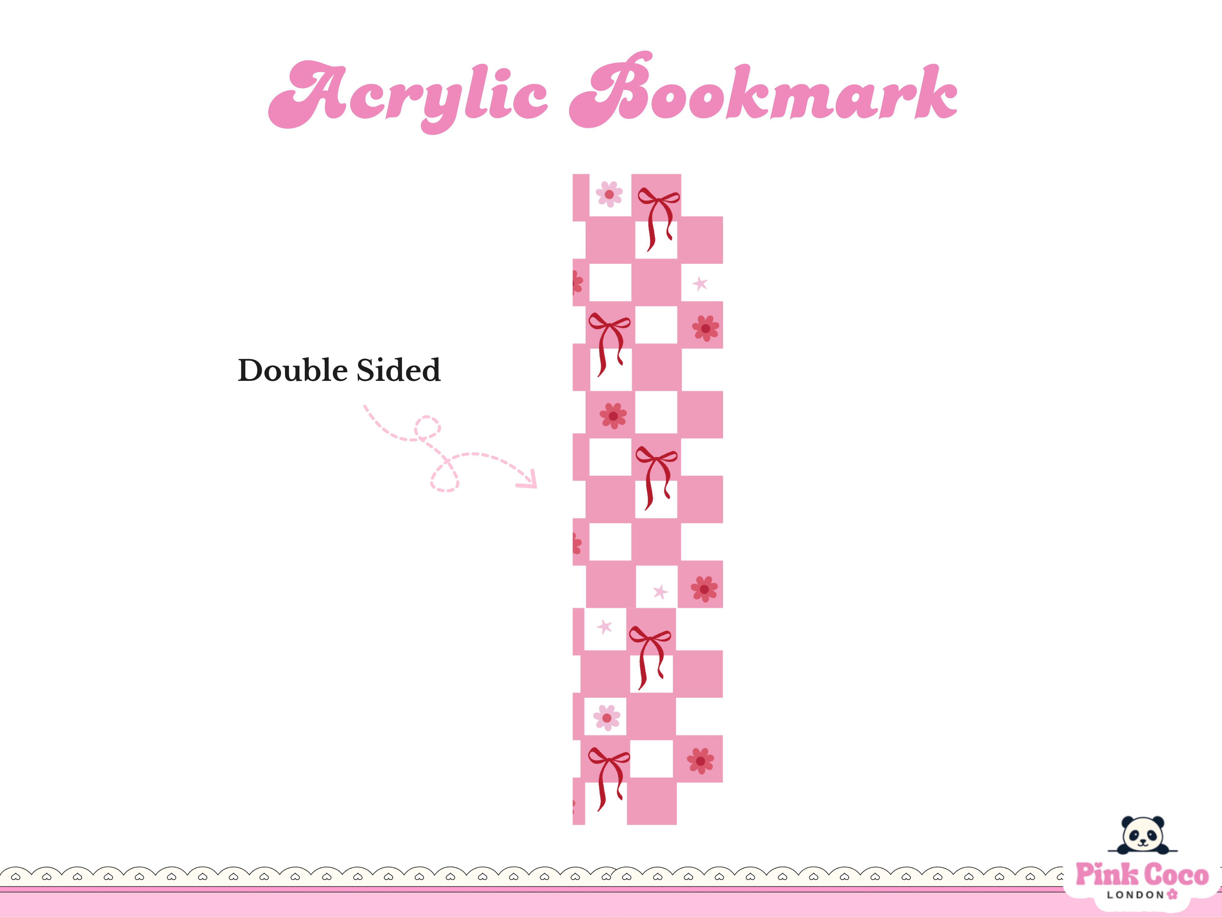 Acrylic Bookmark| Coquette 2