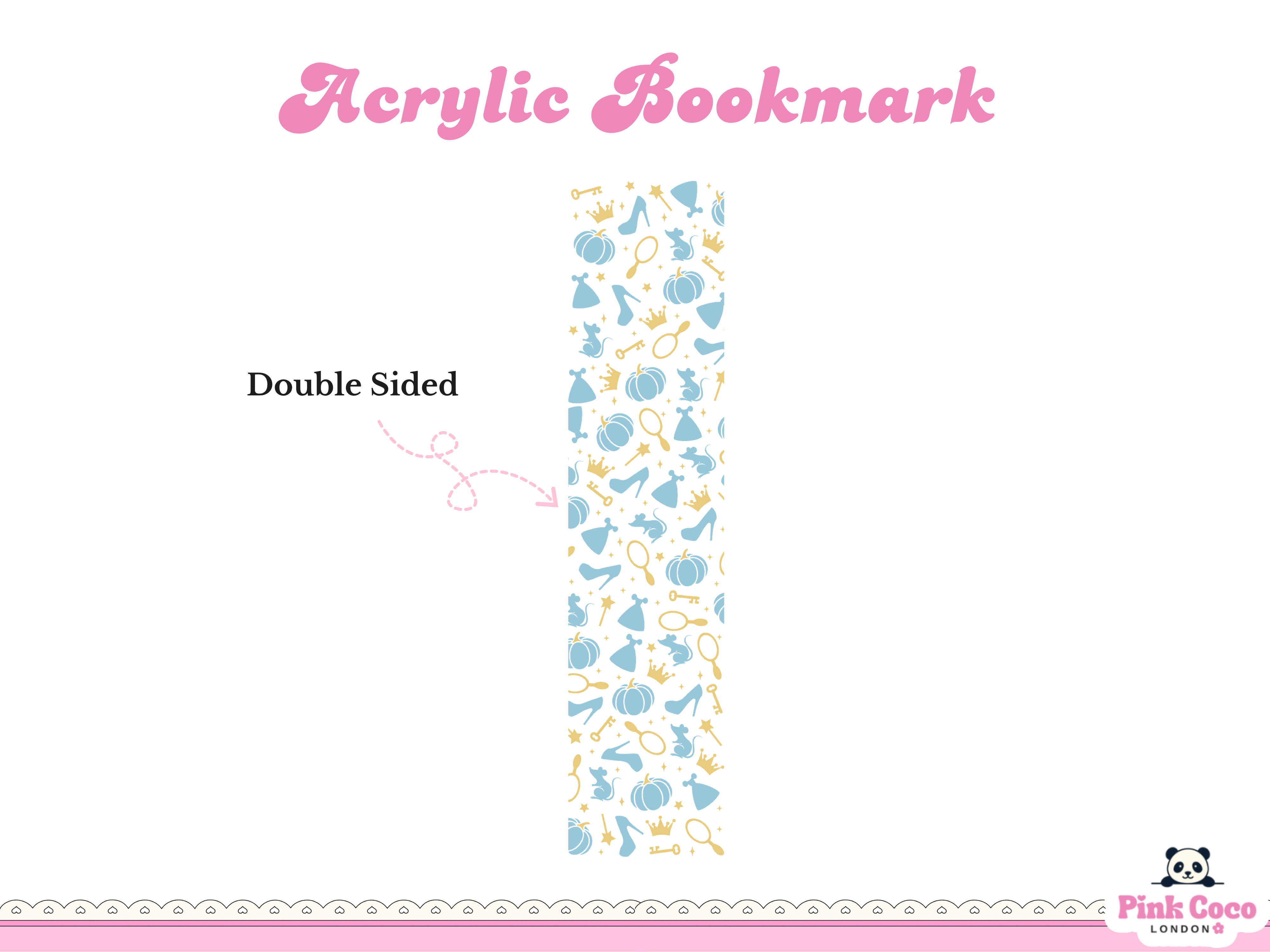 Acrylic Bookmark| Princess and Shoe