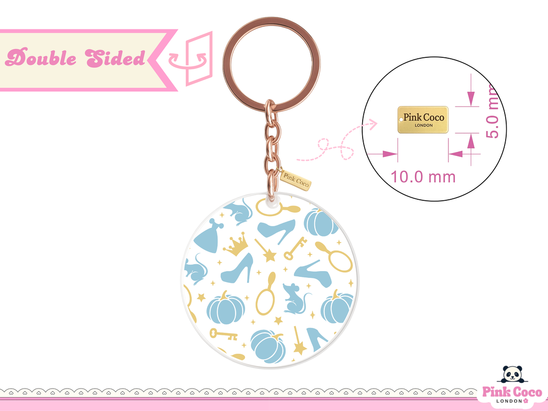 Acrylic Keychain | Shoe and Princess