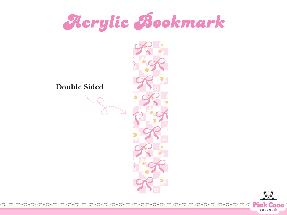 Acrylic Bookmark| Coquette