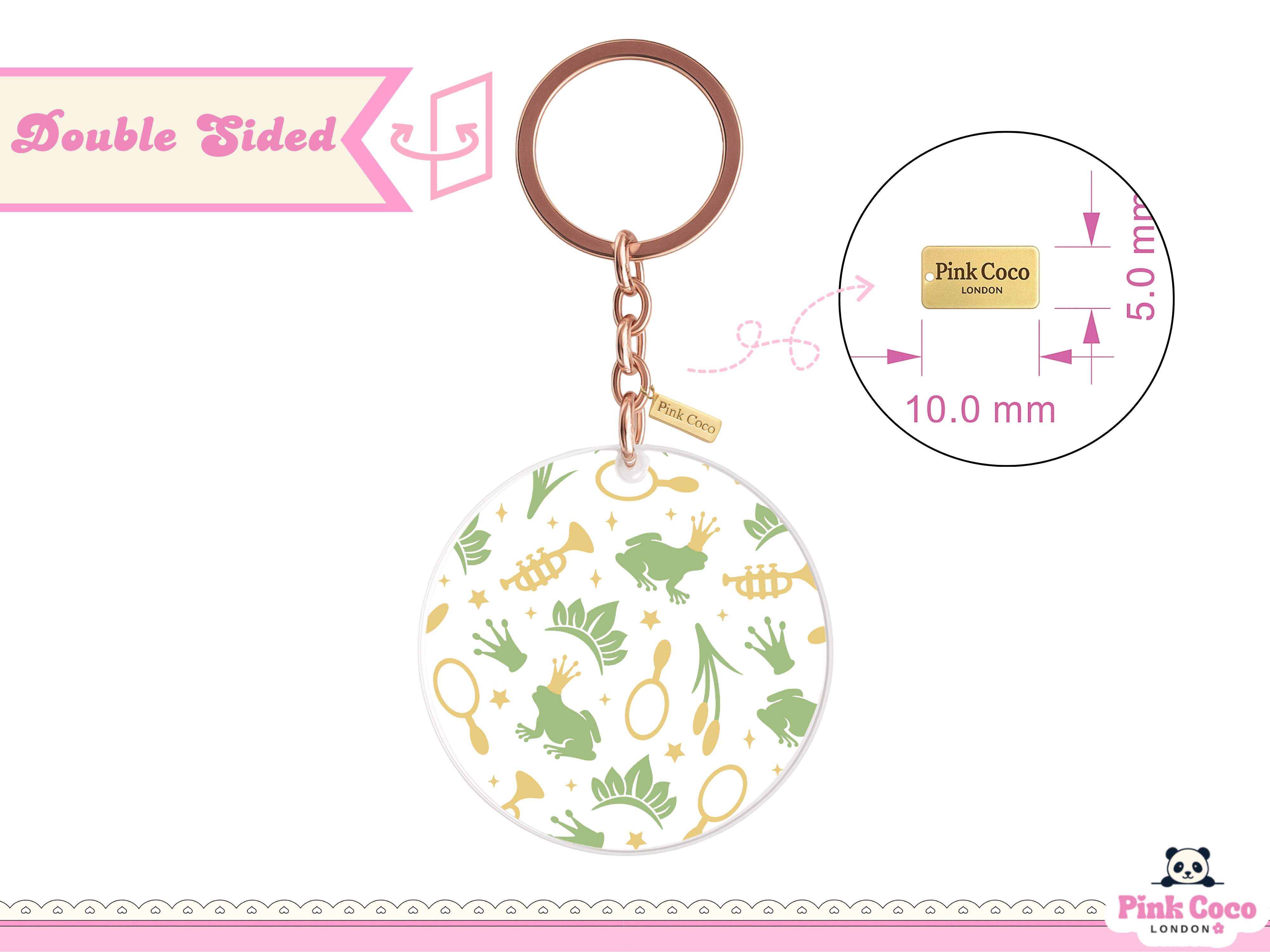 Acrylic Keychain | Frog Princess