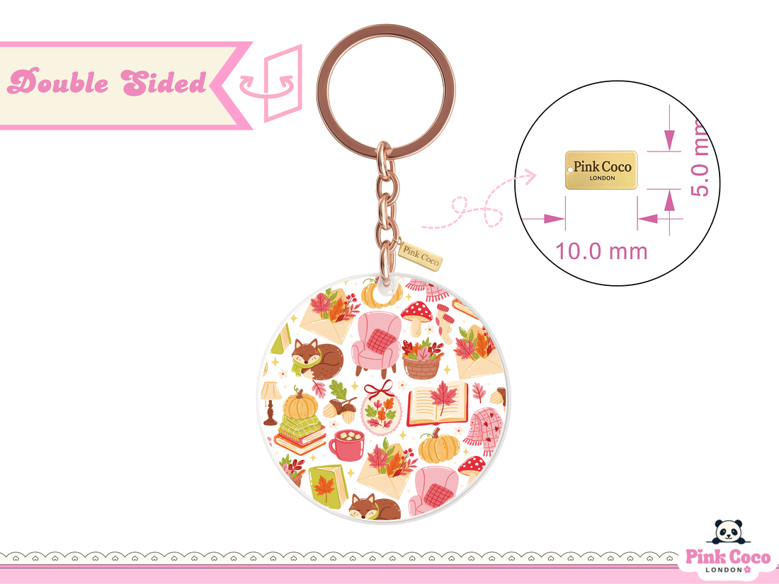 Acrylic Keychain | Cozy Fall