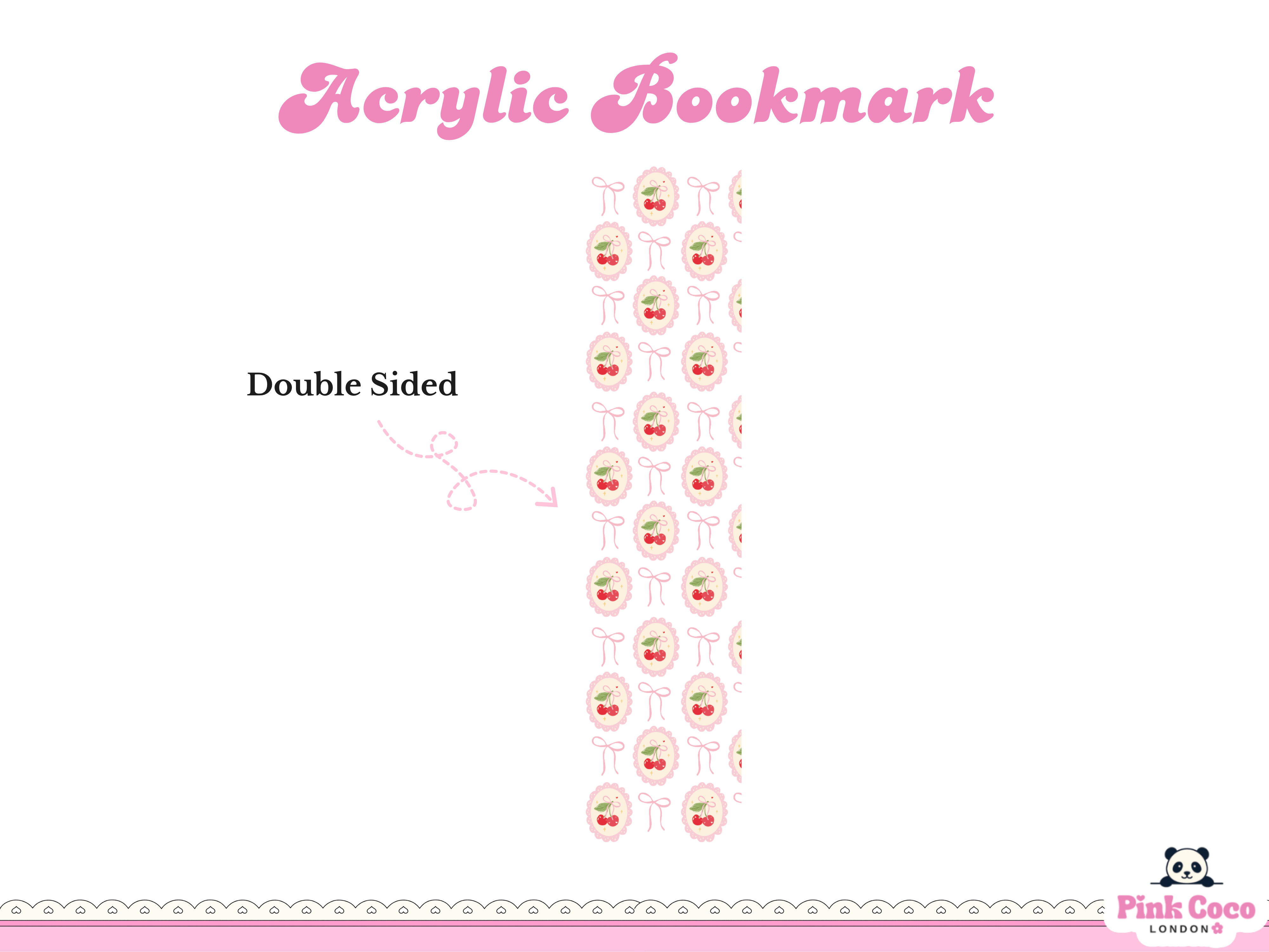 Acrylic Bookmark| Coquette 2