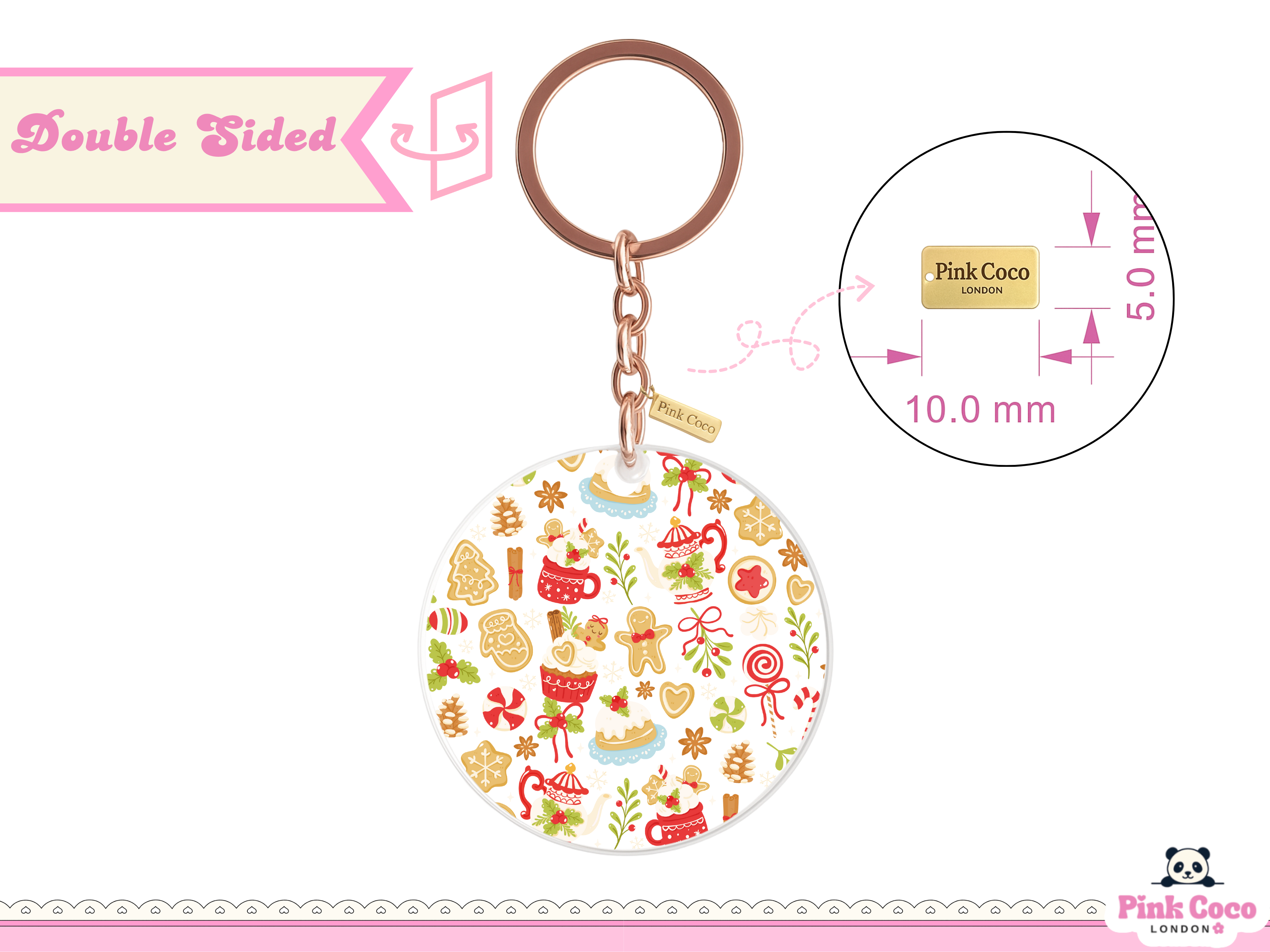 Acrylic Keychain | Christmas