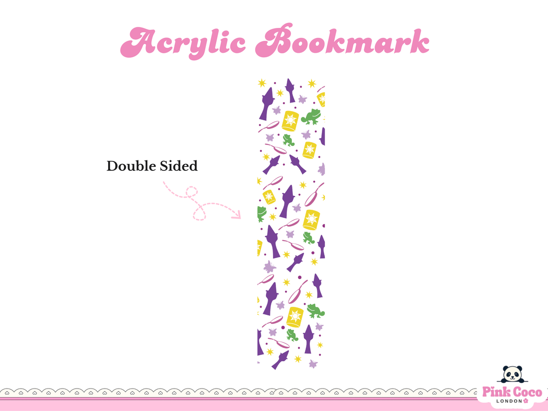 Acrylic Bookmark| Chameleon and Tower