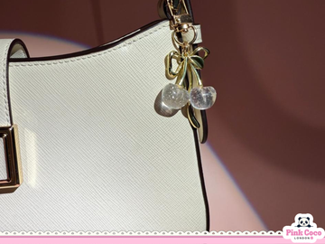 Cherry Bag Charm- Transparent