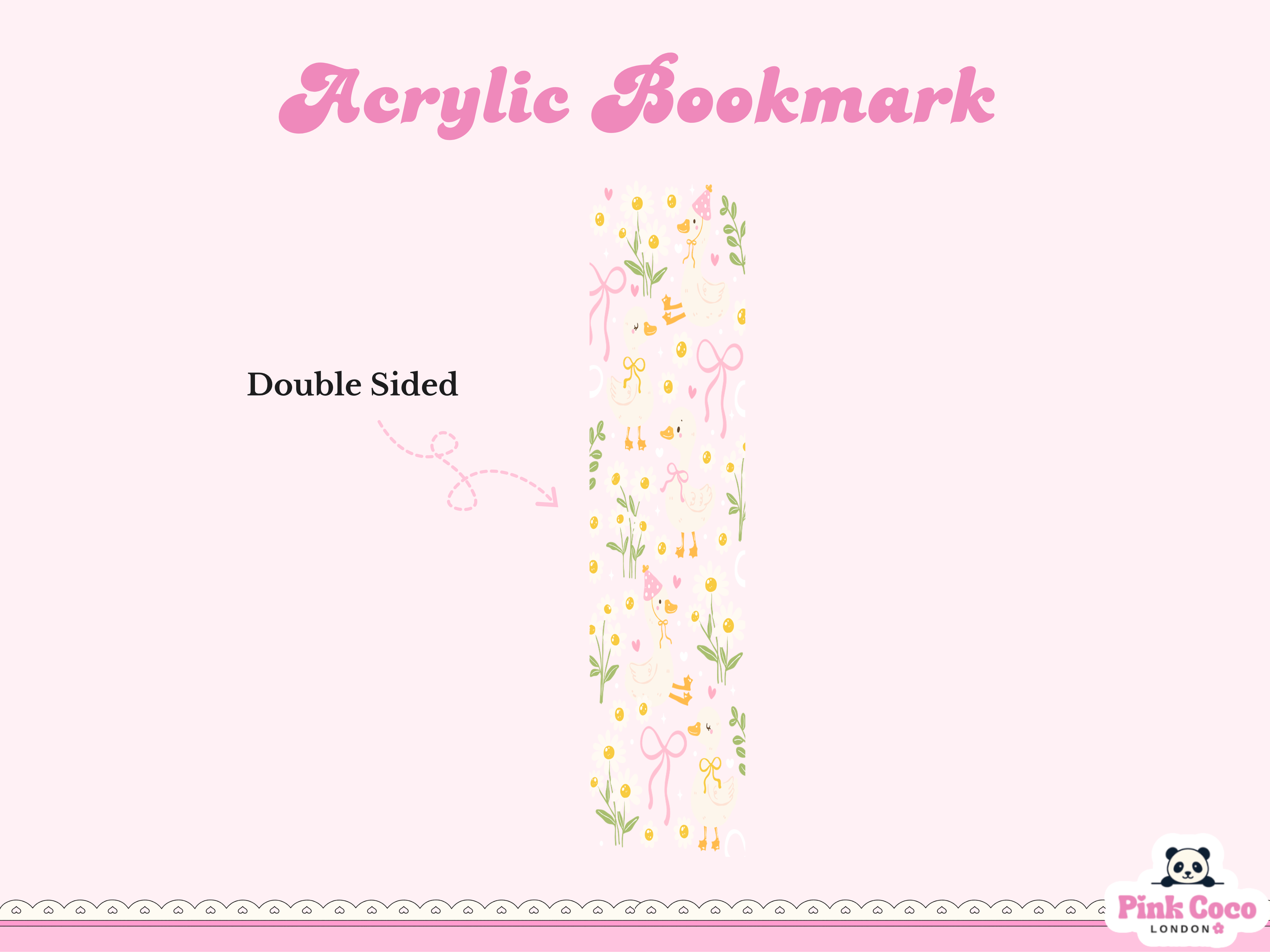 Acrylic Bookmark| Duck