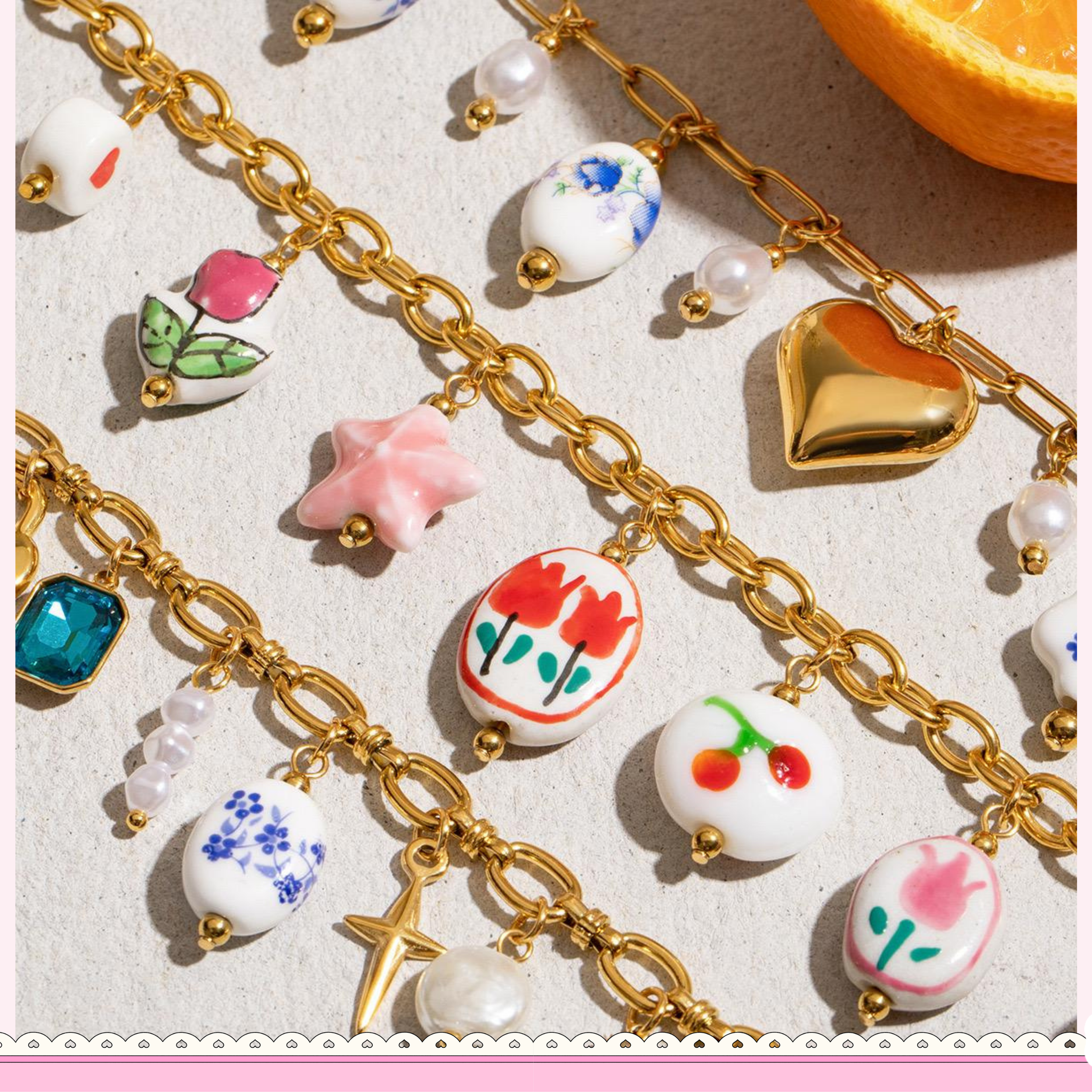 Tiny Treasures Clay Necklace