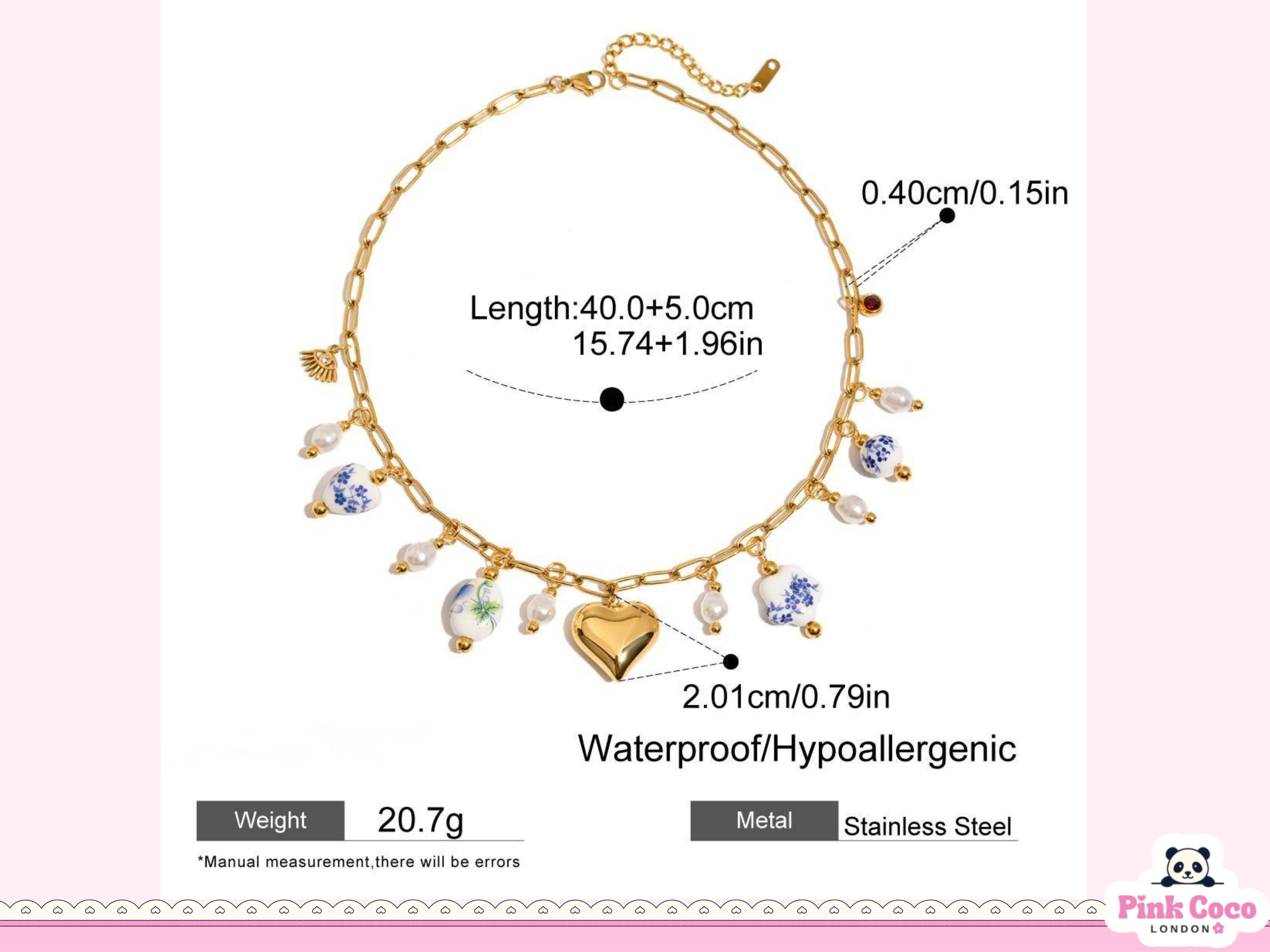 Tiny Treasures Clay Necklace