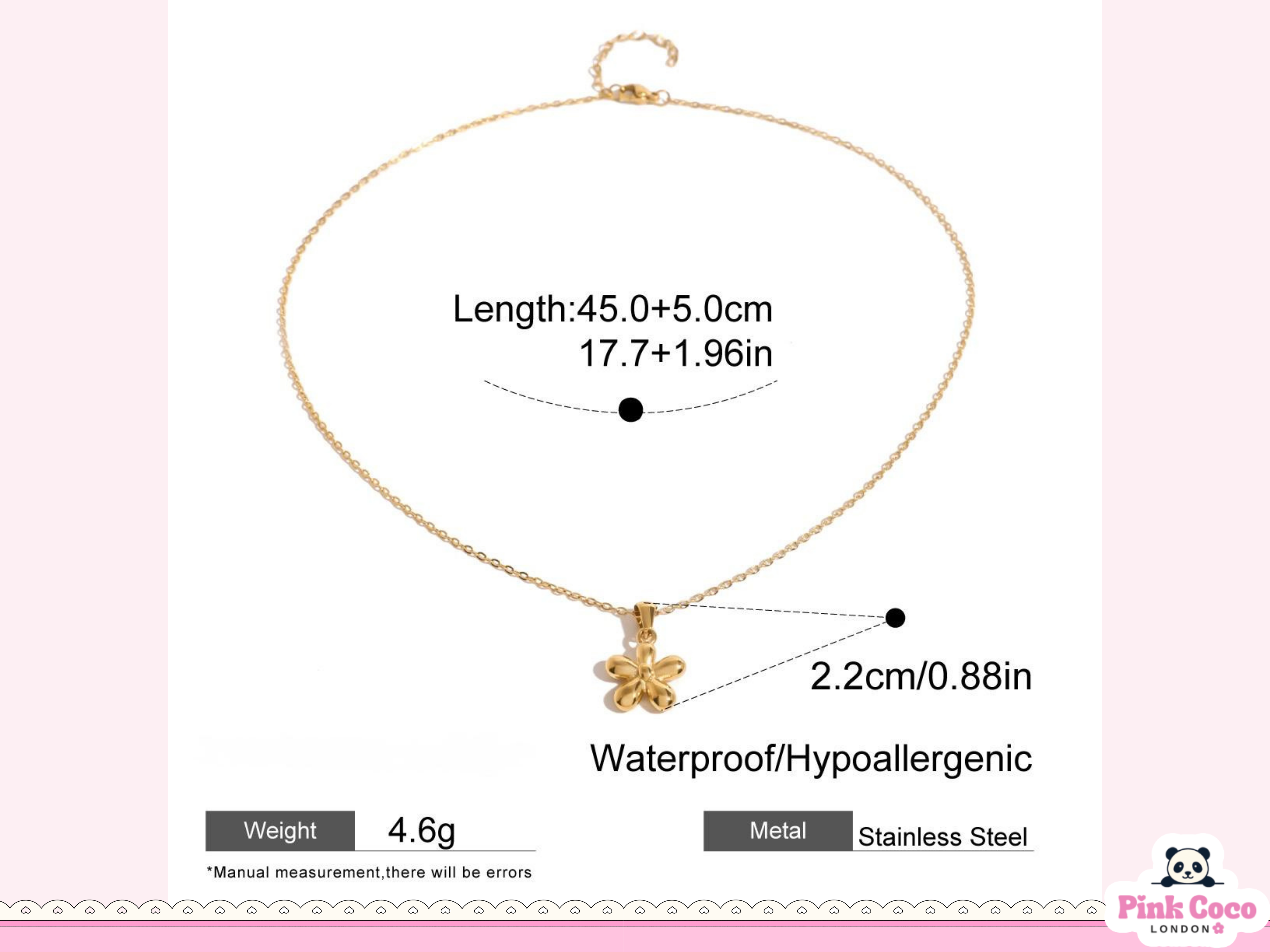 Simple Flower Necklace