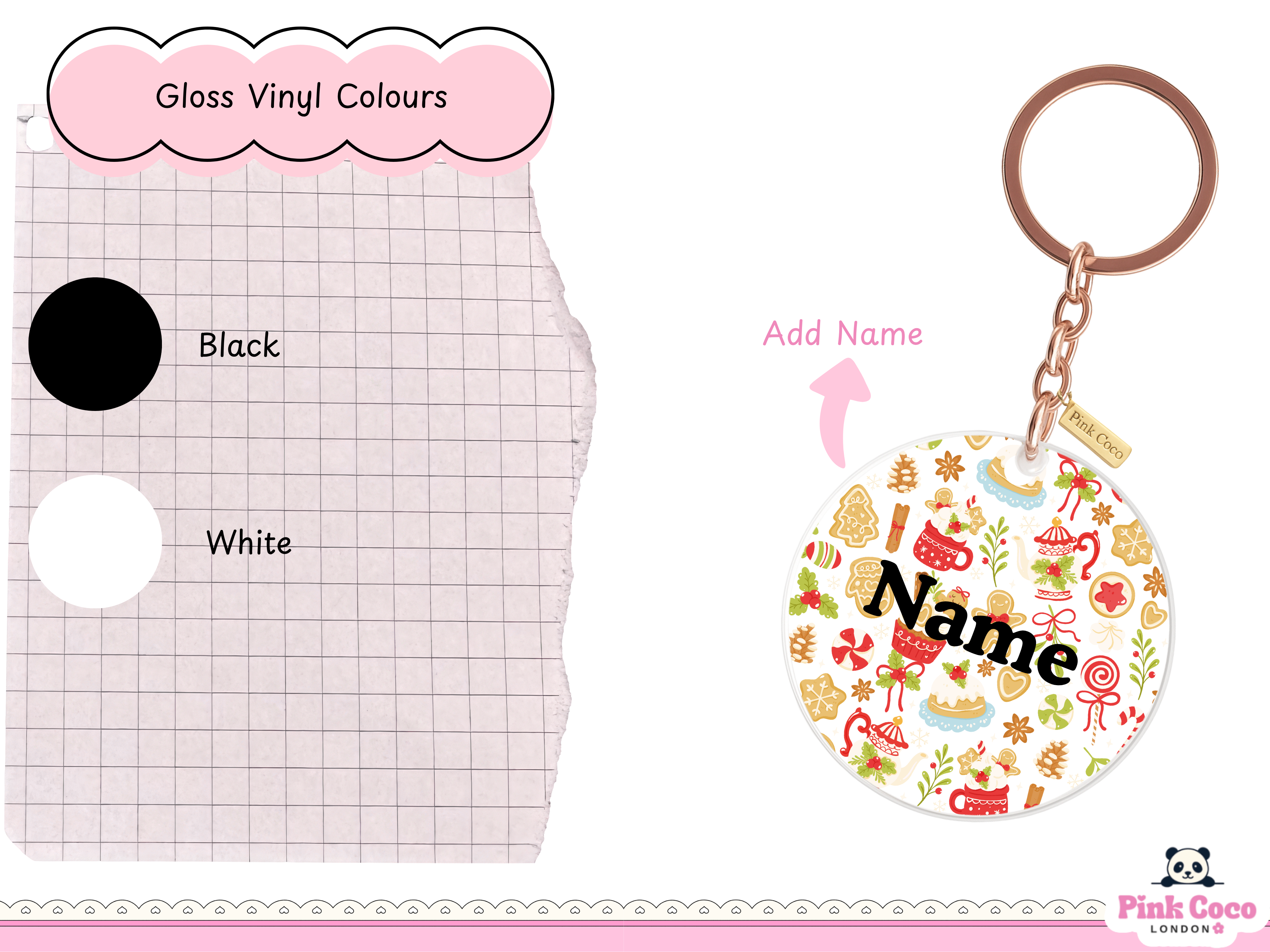 Acrylic Keychain | Christmas