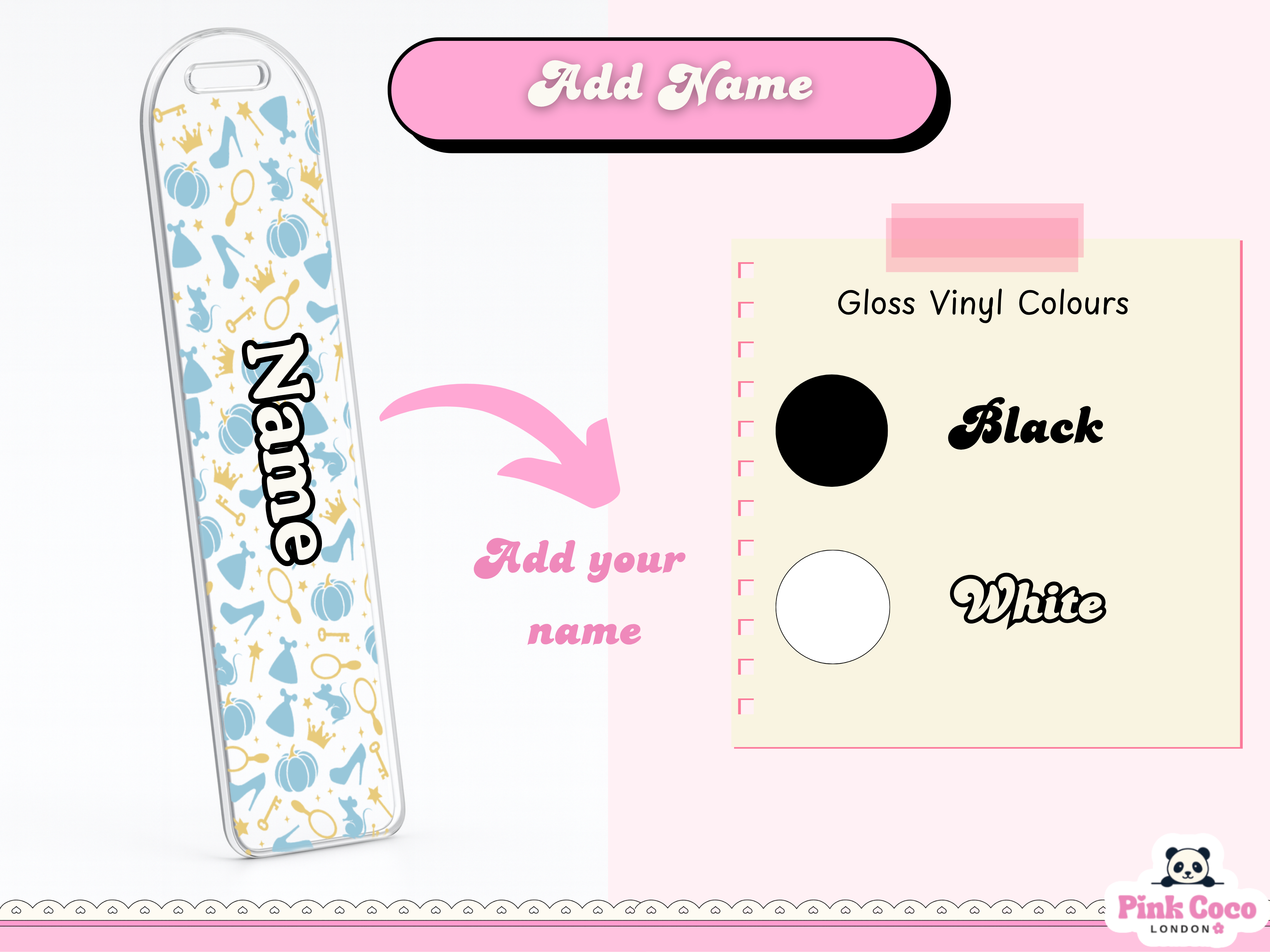 Acrylic Bookmark| Princess and Shoe