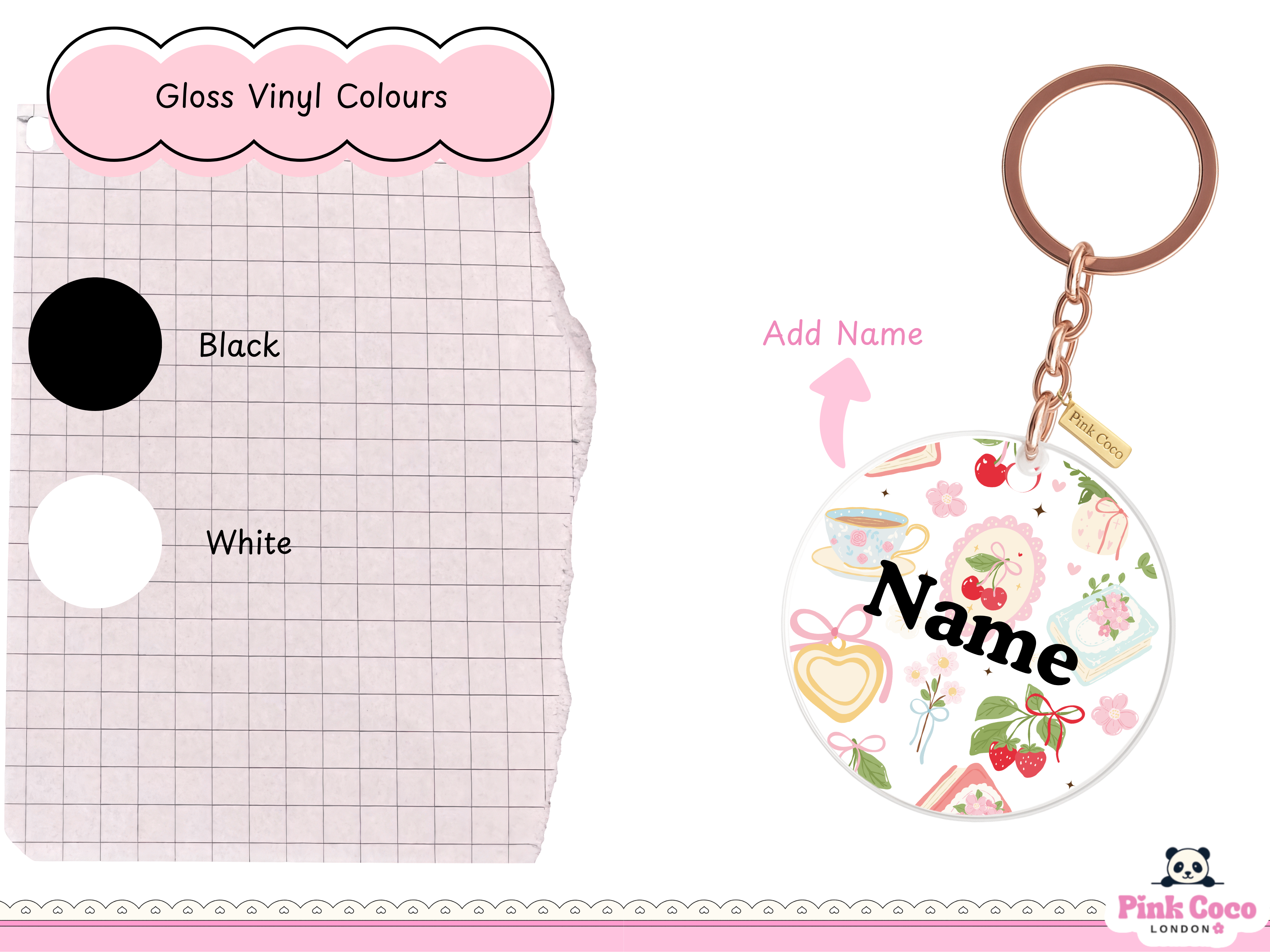 Acrylic Keychain | Coquette 2