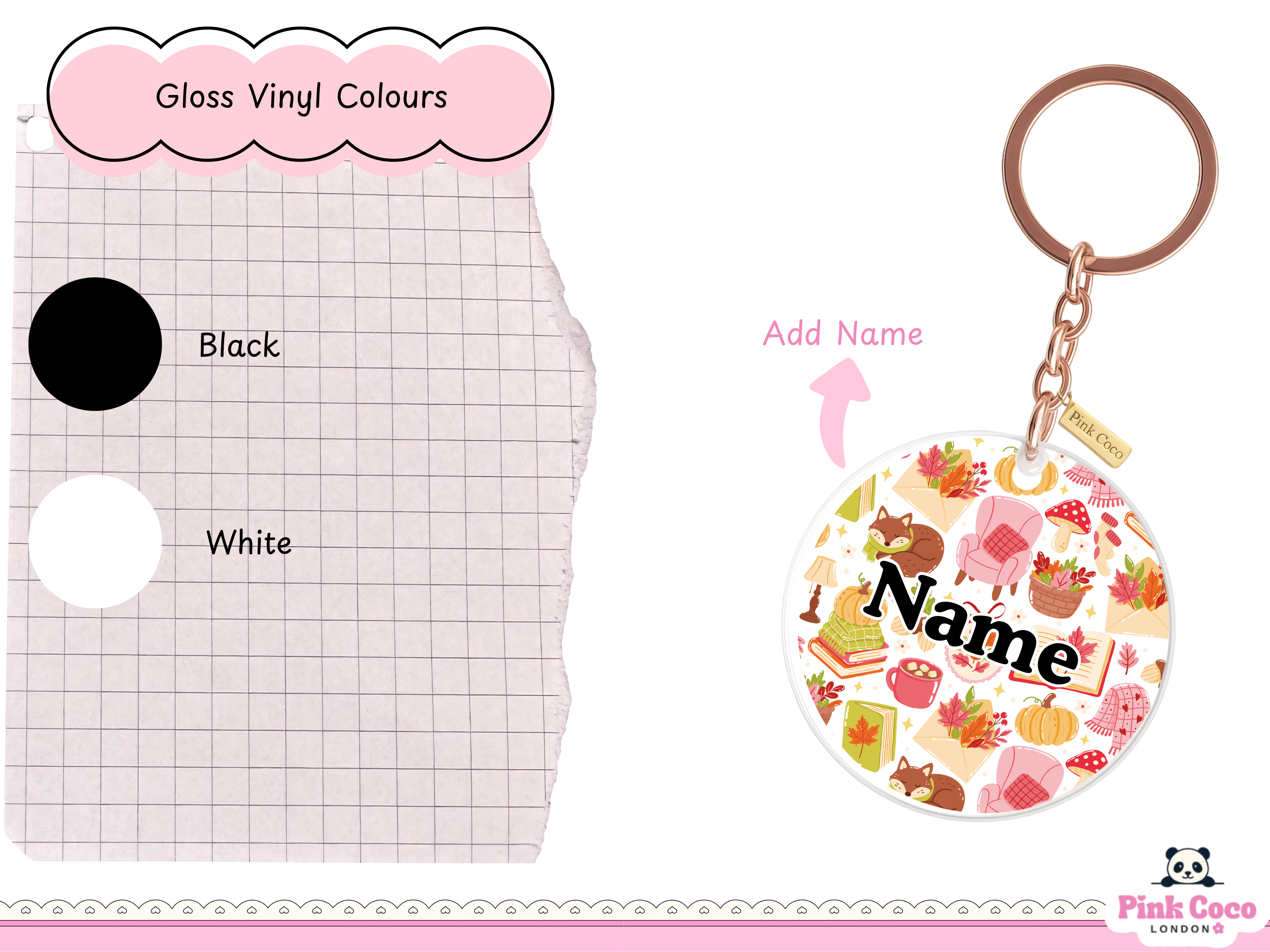 Acrylic Keychain | Cozy Fall