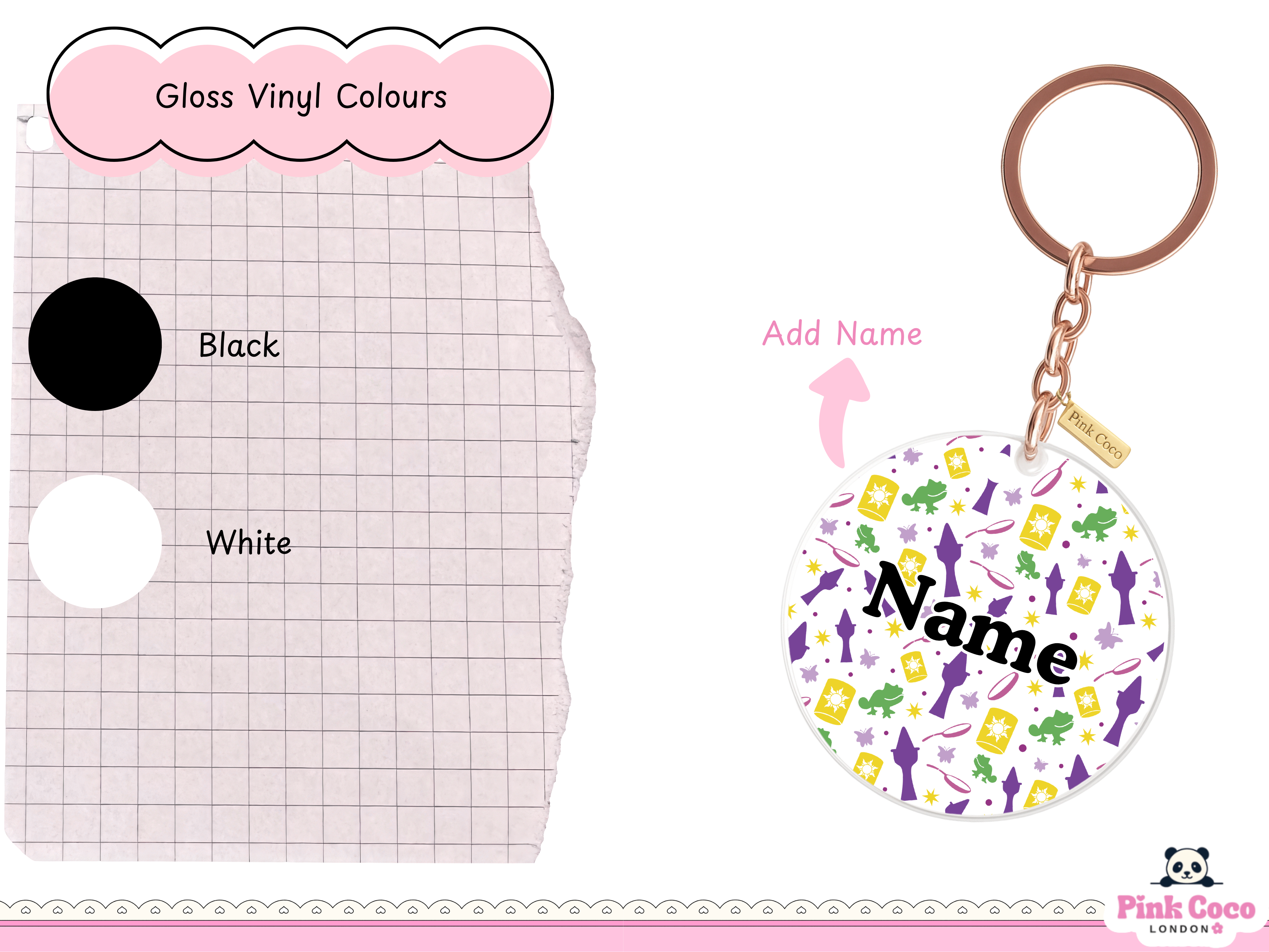 Acrylic Keychain | Chameleon and Tower