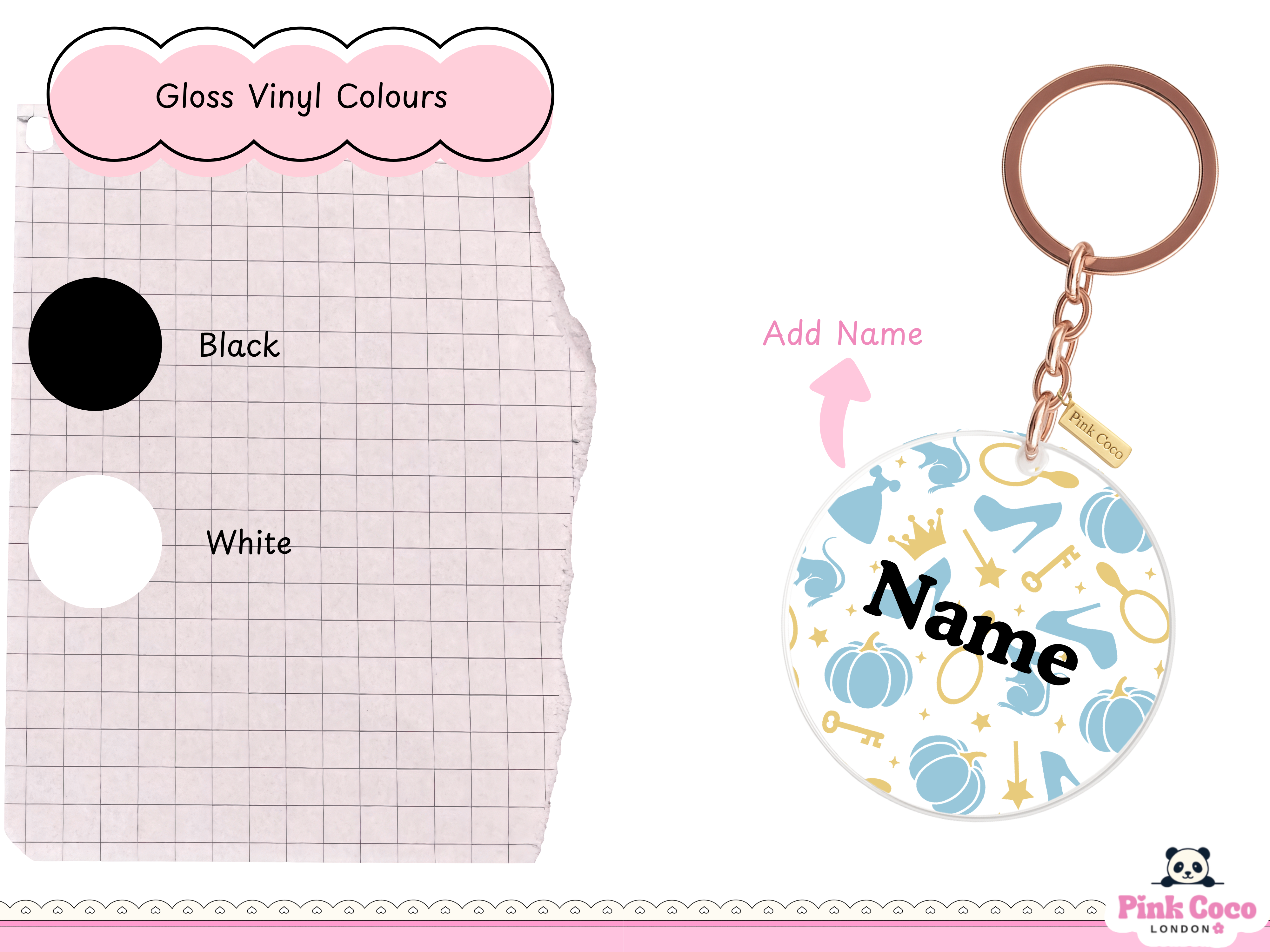Acrylic Keychain | Shoe and Princess