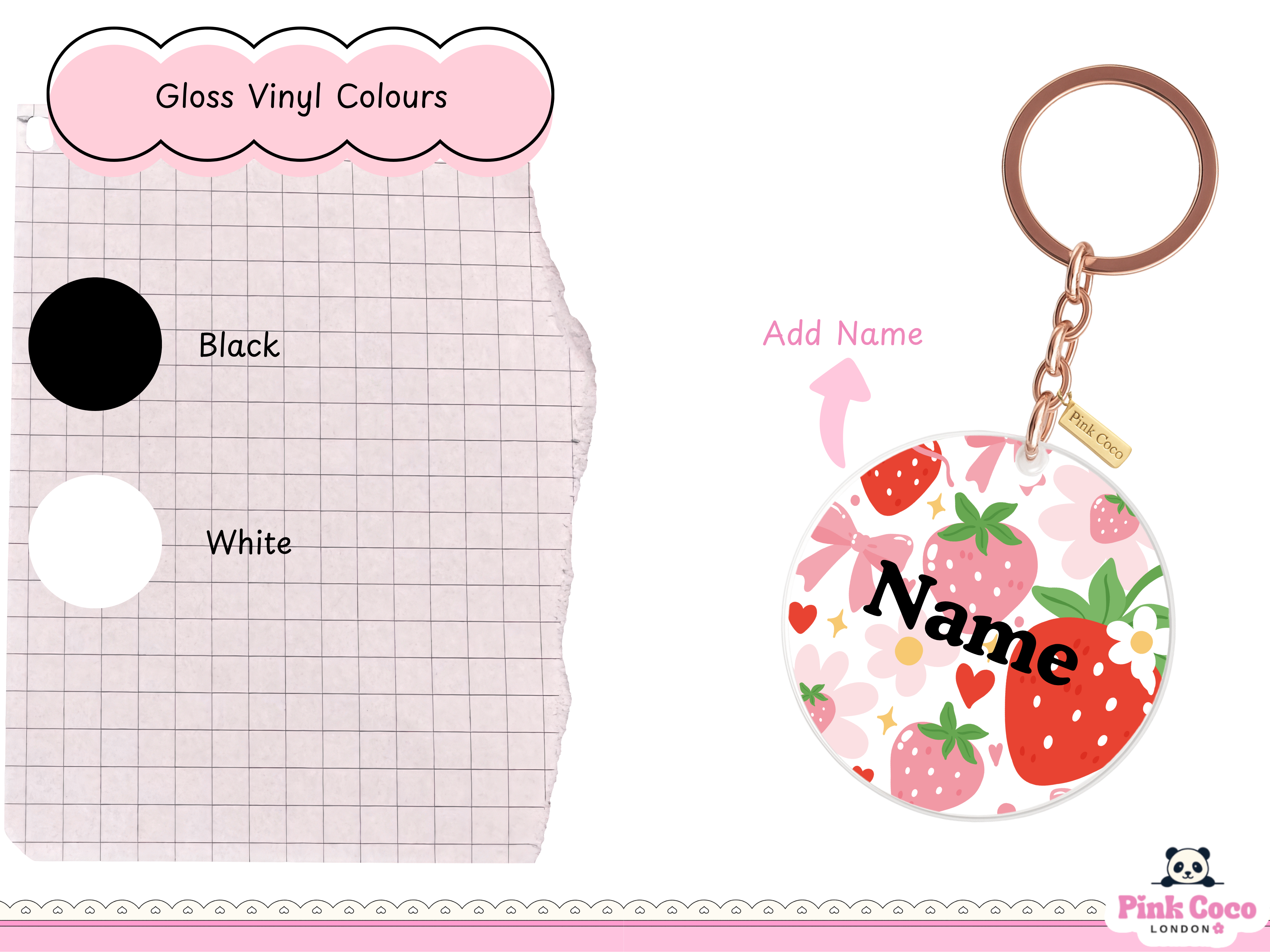 Acrylic Keychain | Coquette 3