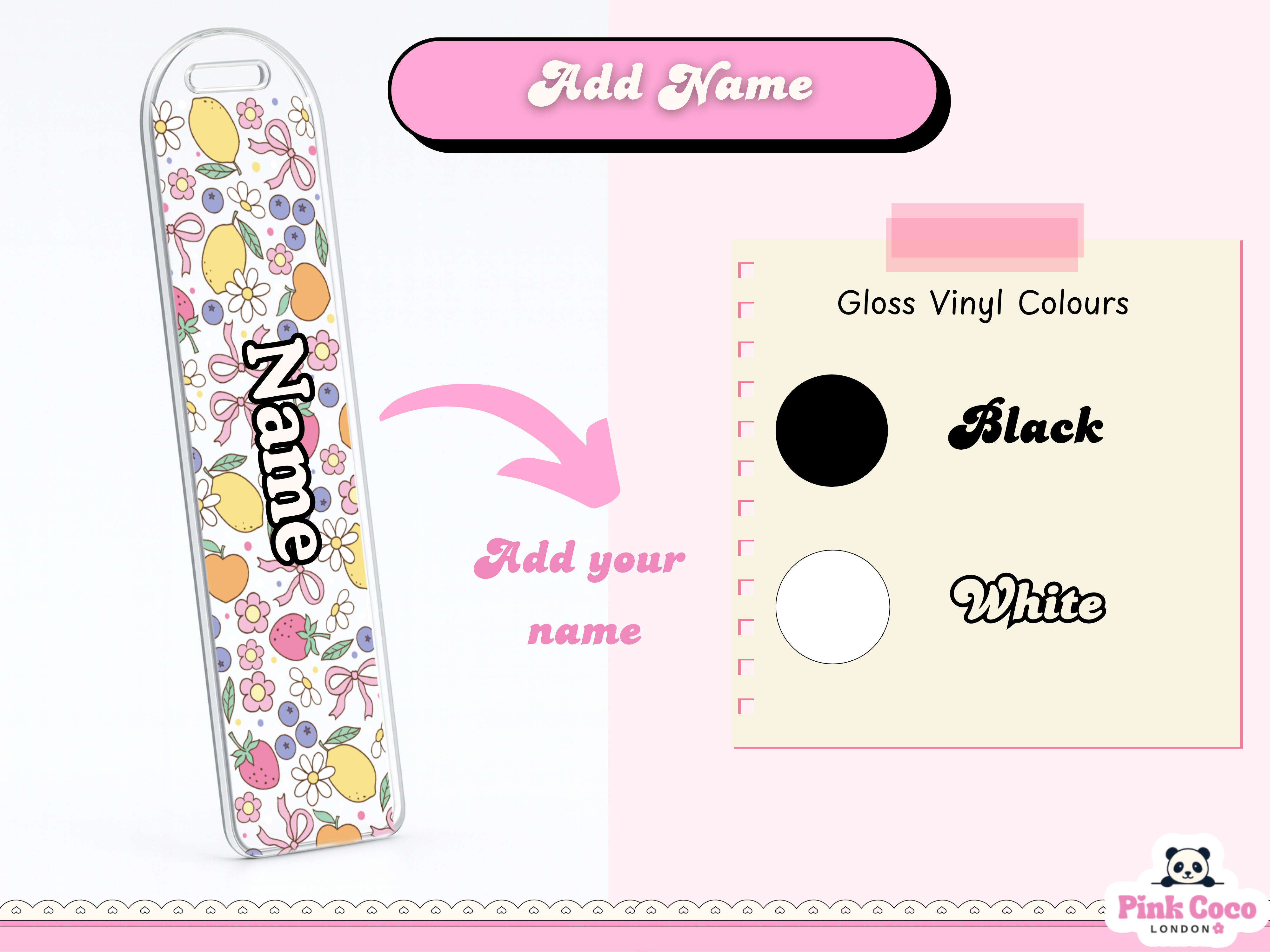 Acrylic Bookmark| Coquette spring 3