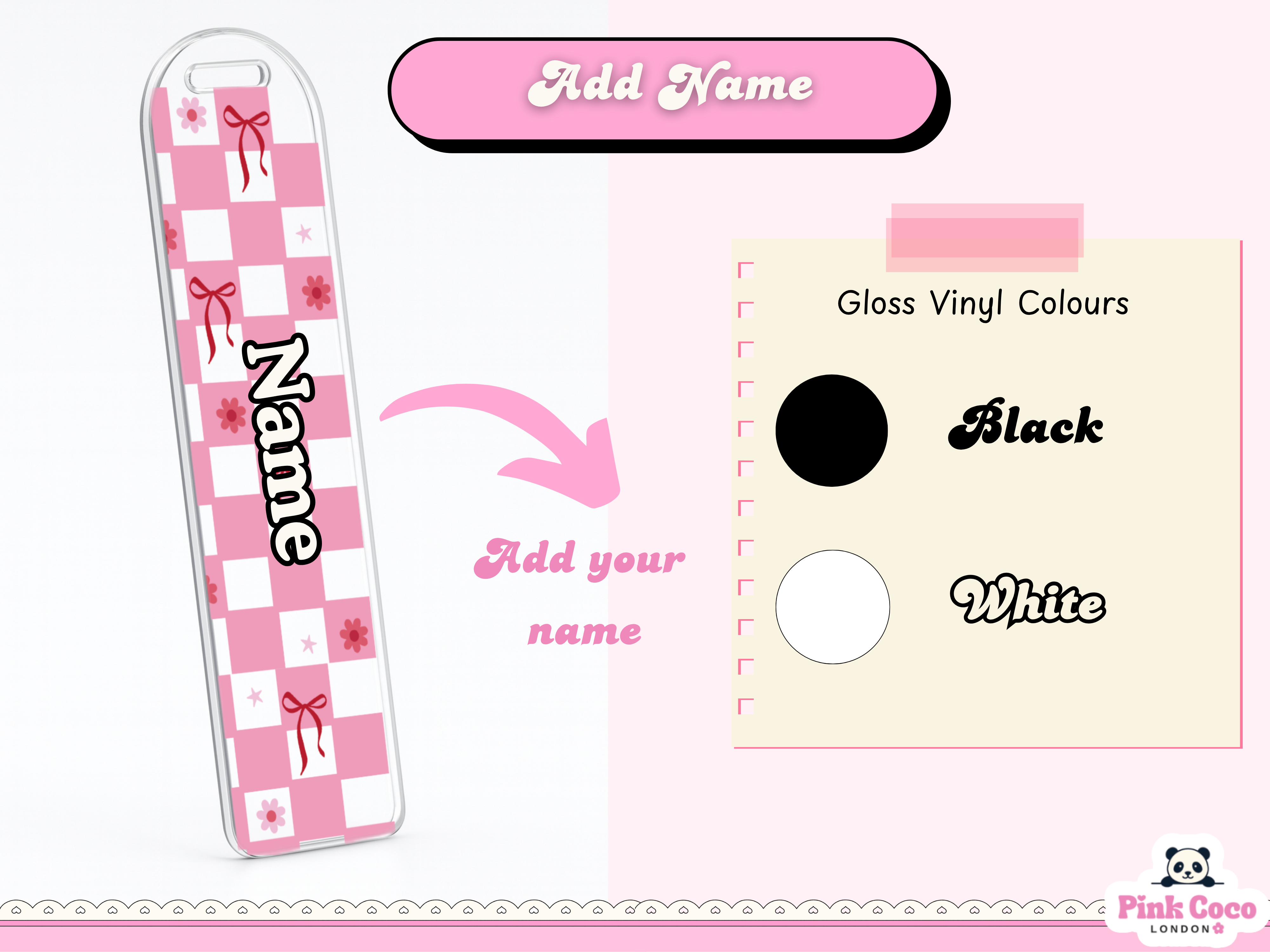 Acrylic Bookmark| Coquette 2