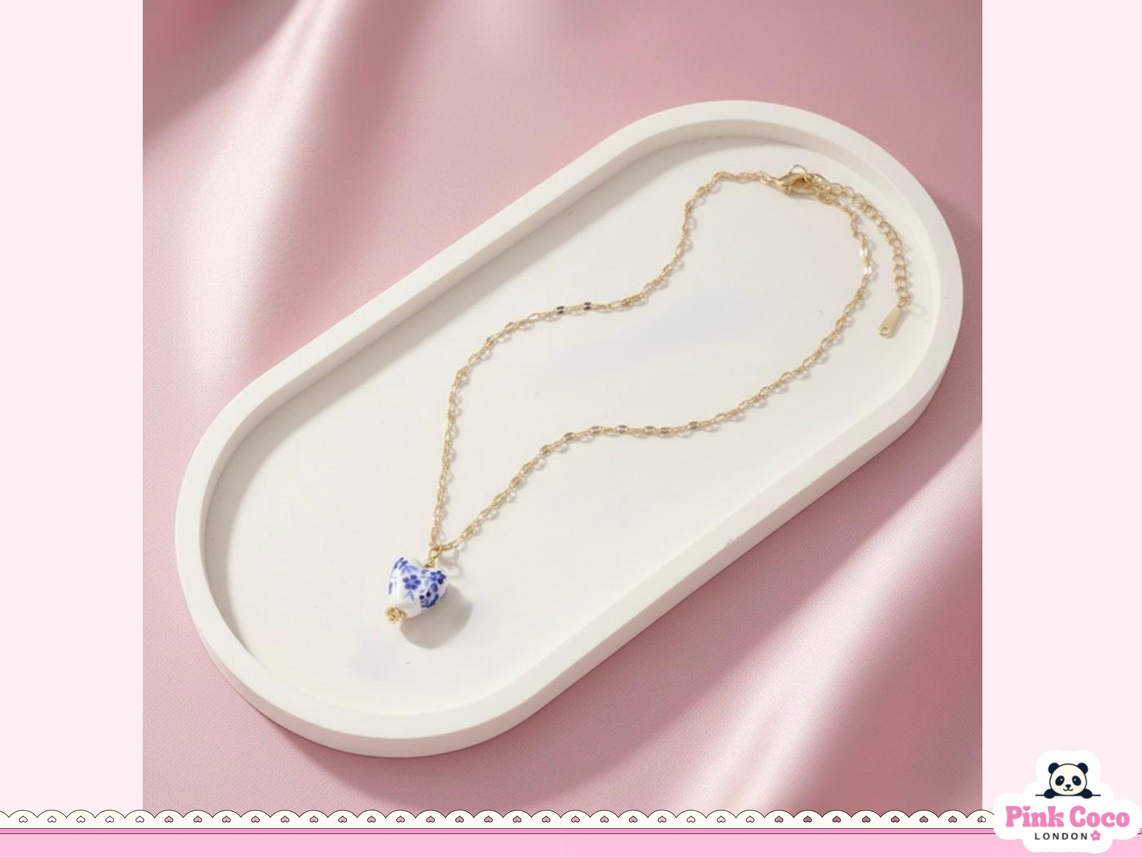 Clay Pendant Necklace