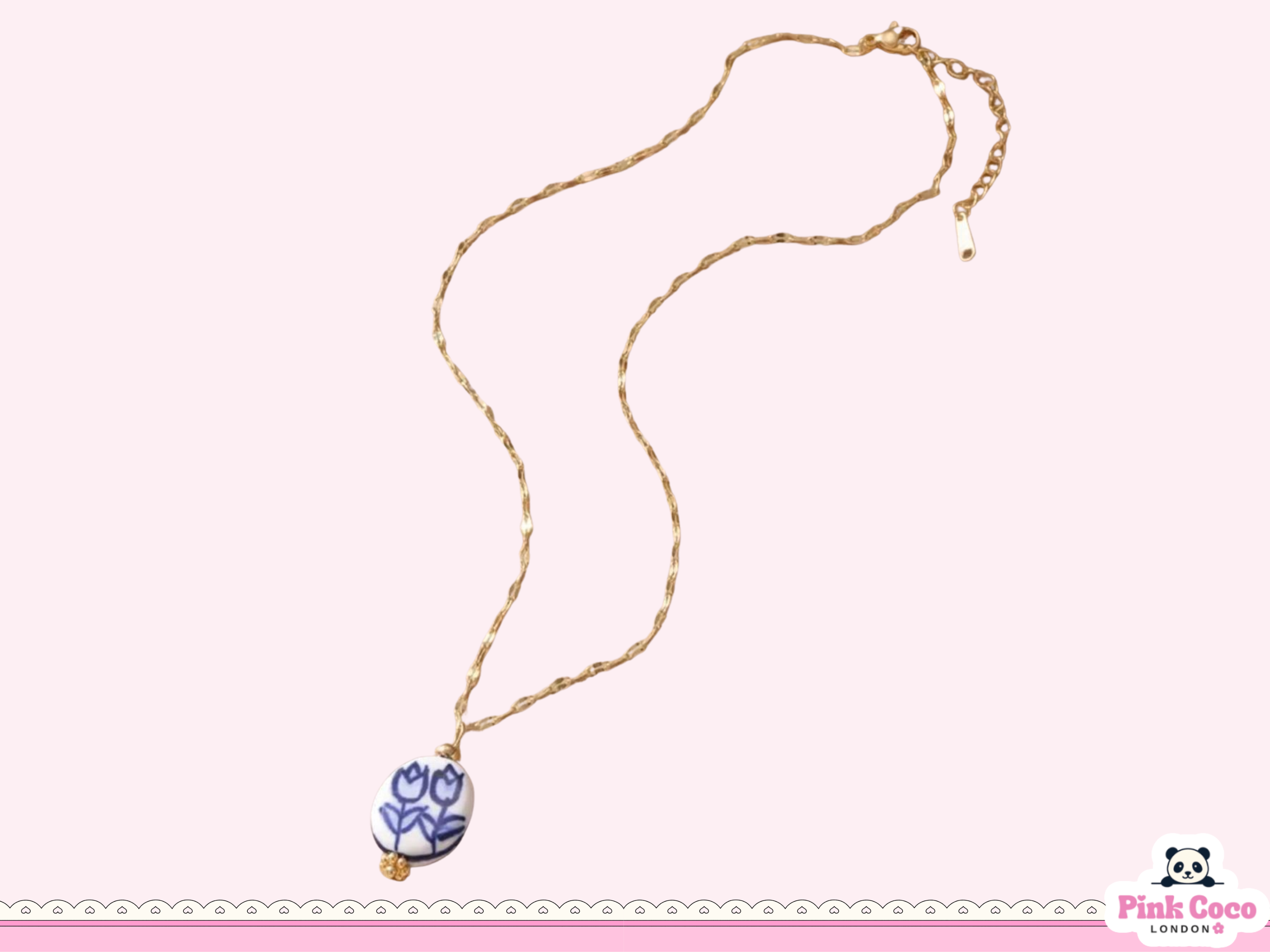 Clay Pendant Necklace