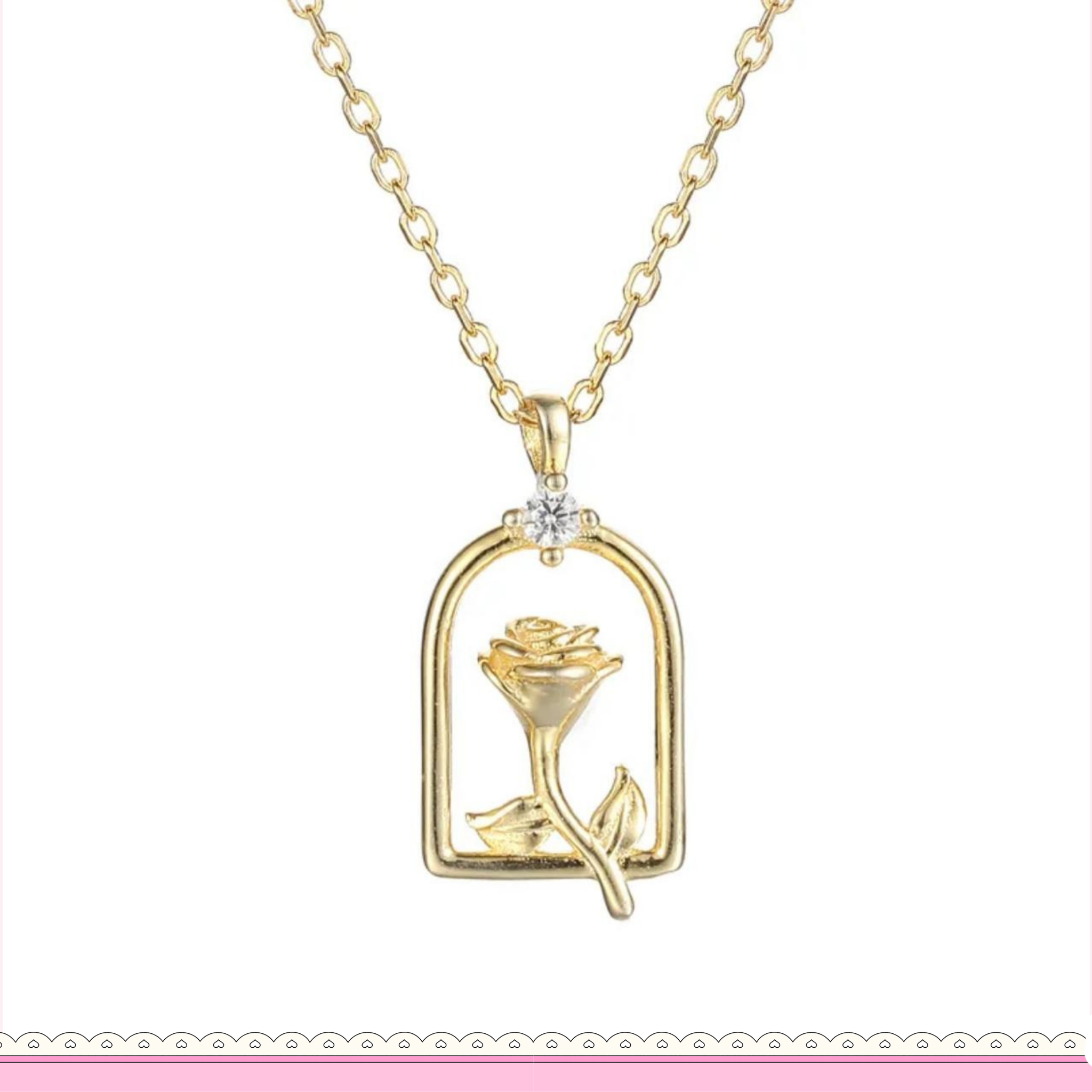 Enchanted Rose Necklace