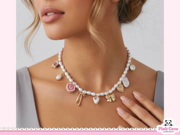 Pink Blossom Necklace