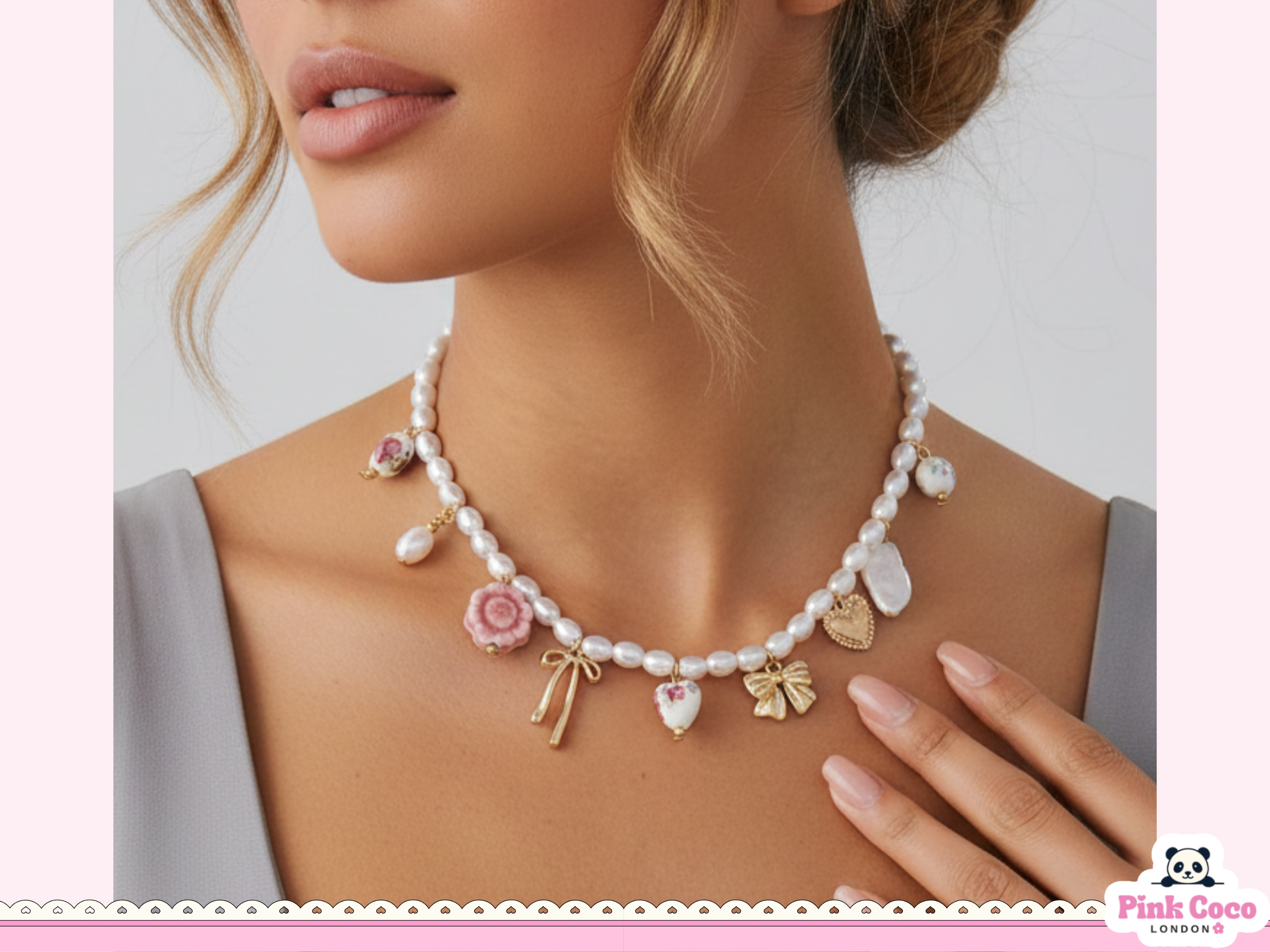 Pink Blossom Necklace
