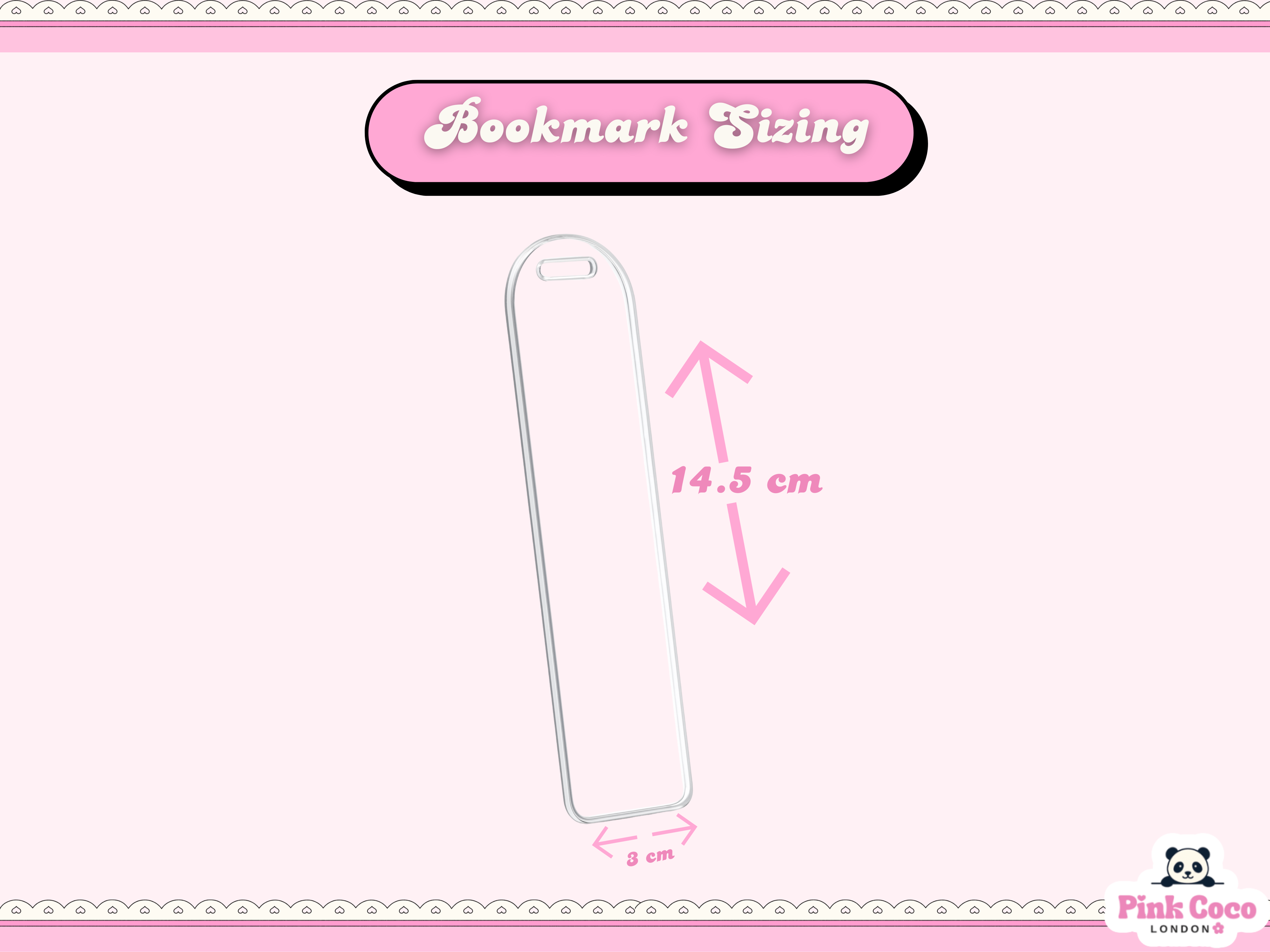 Acrylic Bookmark| Coquette 2