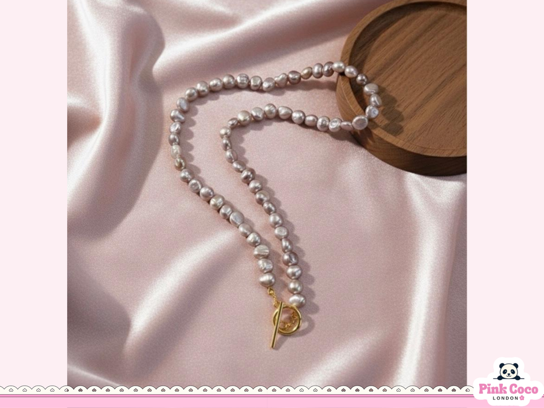 Freshwater Pearl Shell Bead Necklace