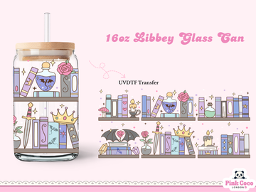 16oz Libbey Glass Can| UV DTF Double Sided| Witchcraft 2